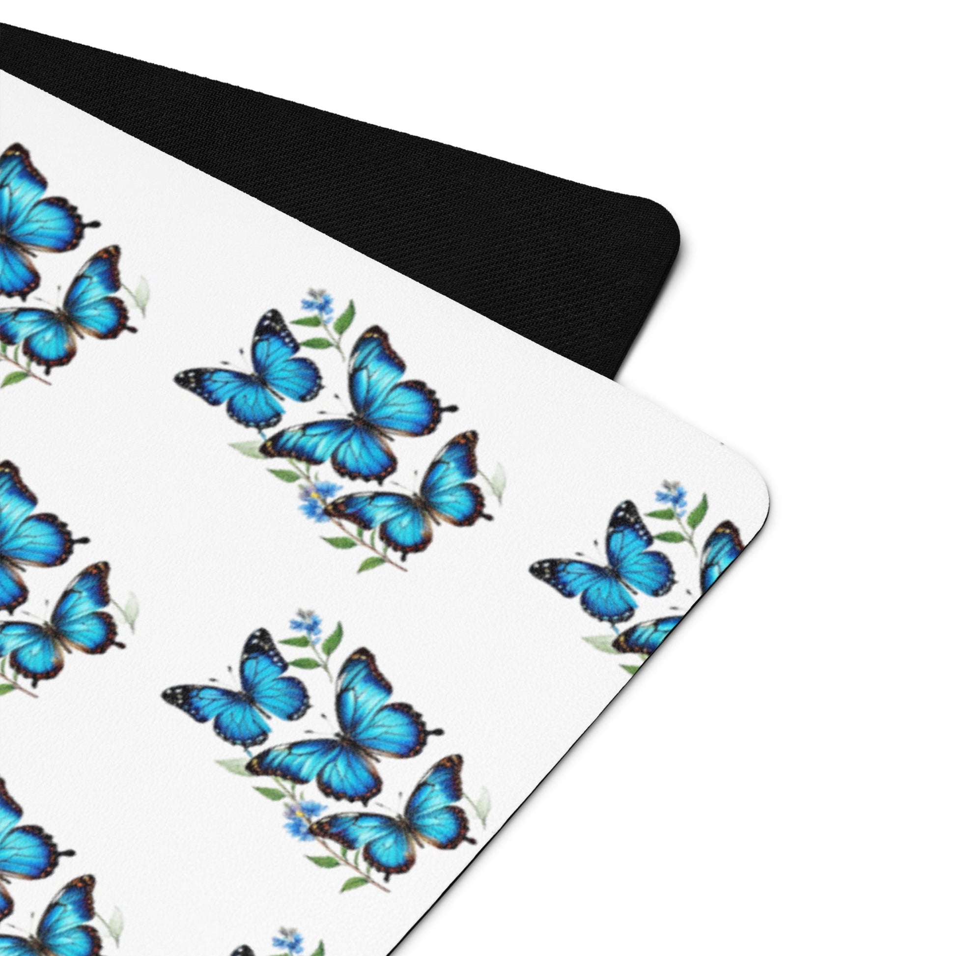 Blue Butterflies Yoga Mat - Yoga Mat - Discovery Co.