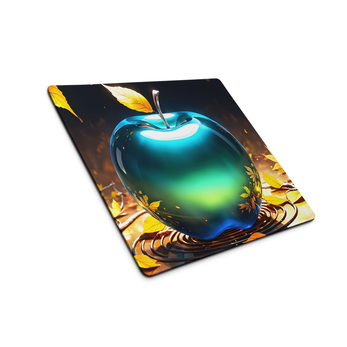 Blue Green Apple Gaming Mouse Pad - Mouse Pads - Discovery Co.