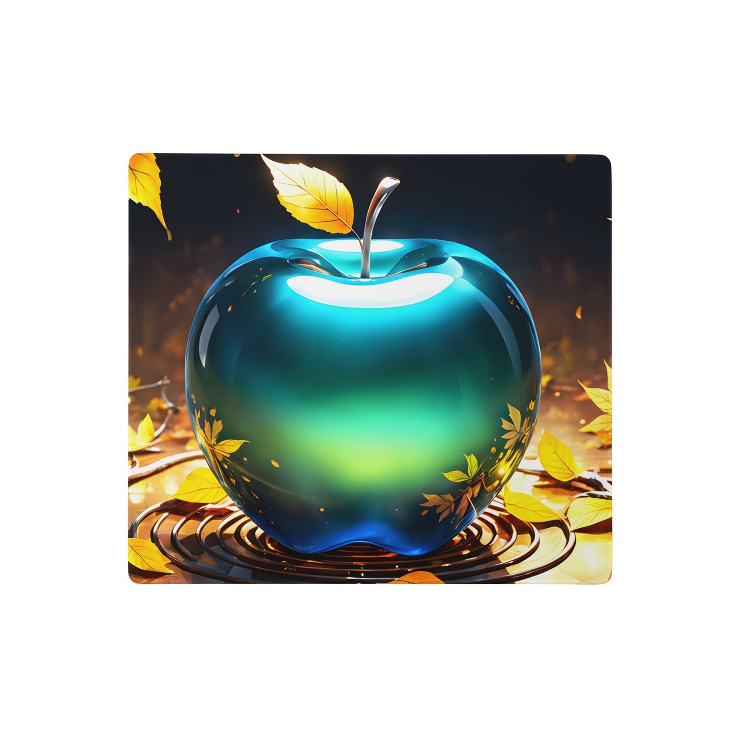 Blue Green Apple Gaming Mouse Pad - Mouse Pads - Discovery Co.