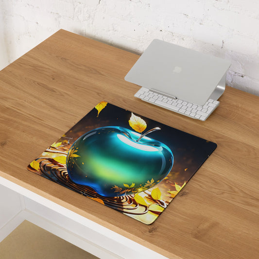 Blue Green Apple Gaming Mouse Pad - Mouse Pads - Discovery Co.