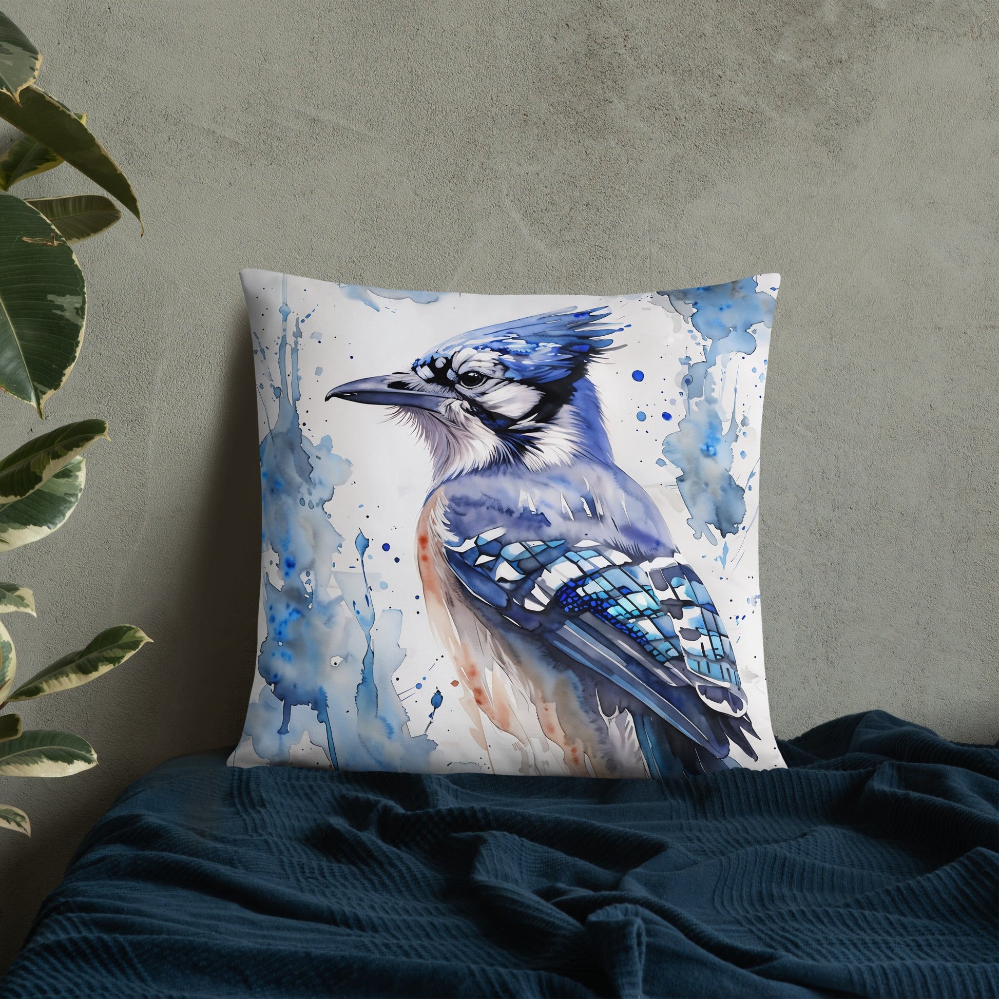 Blue Jay Basic Pillow - Pillows - Discovery Co.