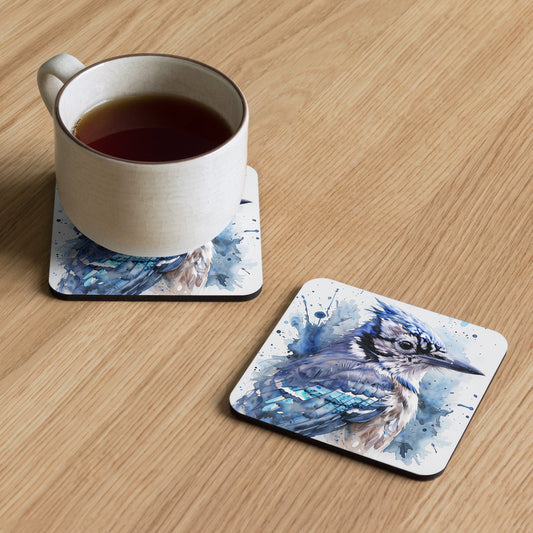 Blue jay Cork - Back Coaster - Coasters - Discovery Co.