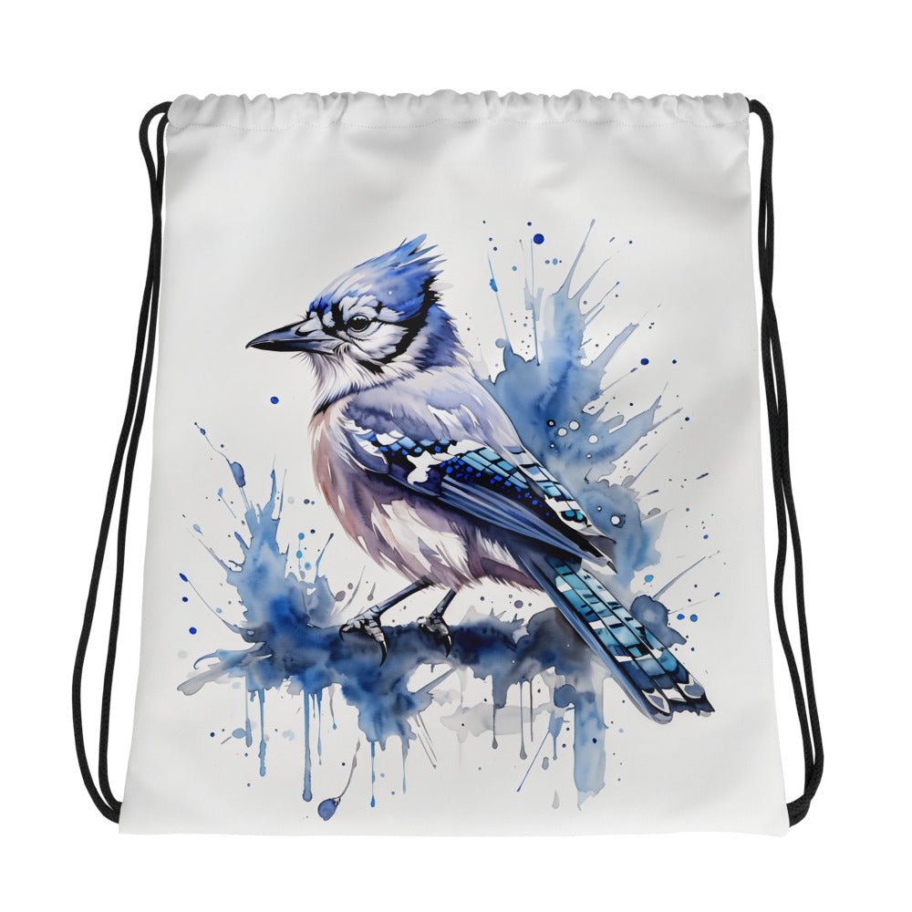 Blue Jay II Drawstring Bag - Drawstring Bag - Discovery Co.