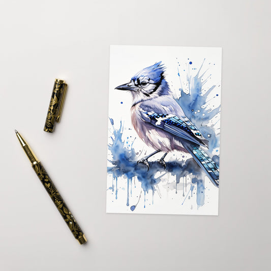 Blue Jay II Greeting Card - Greeting Card - Discovery Co.