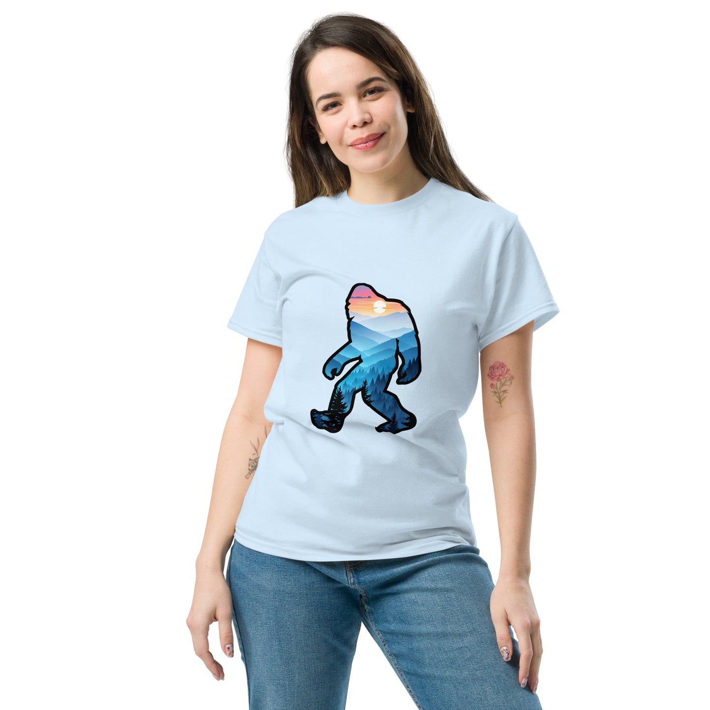 Blue Mountains Big Foot Women's Classic Tee - Women's Shirts - Discovery Co.