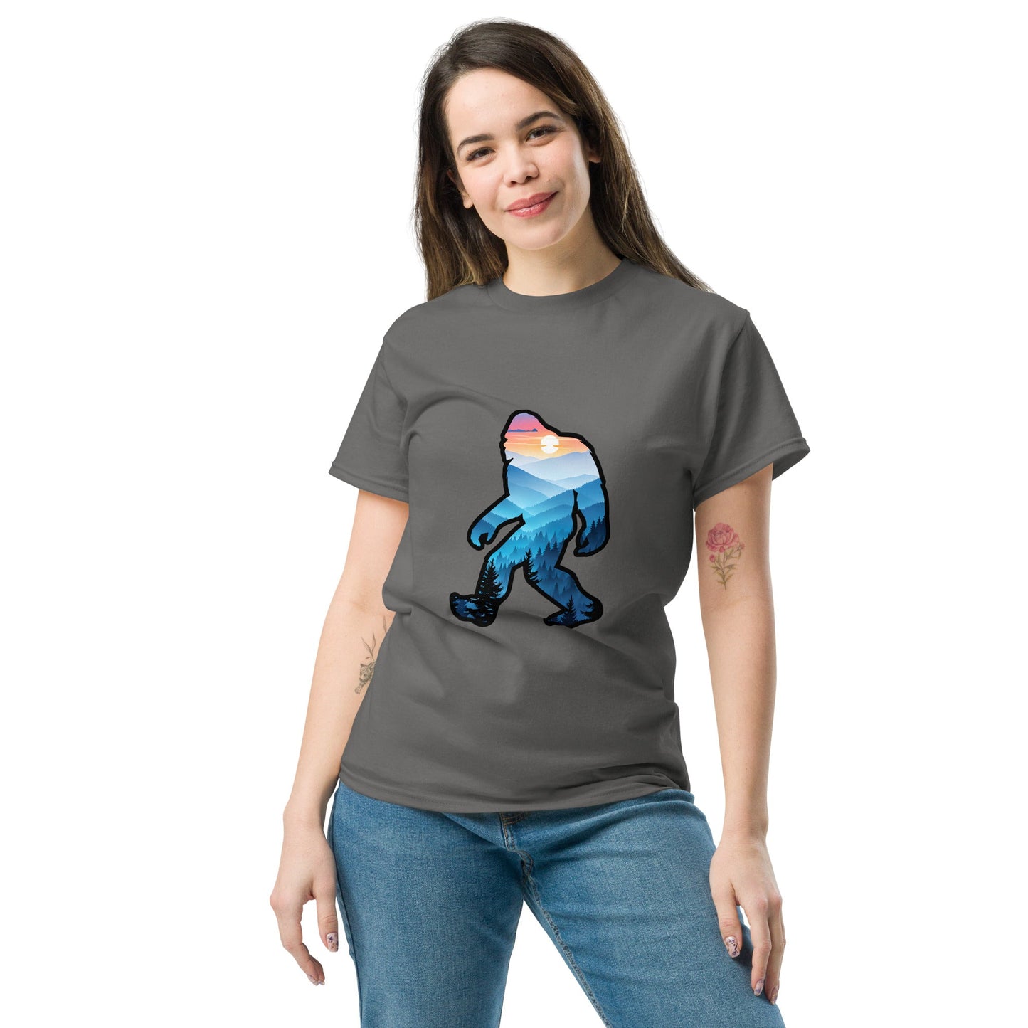 Blue Mountains Big Foot Women's Classic Tee - Women's Shirts - Discovery Co.