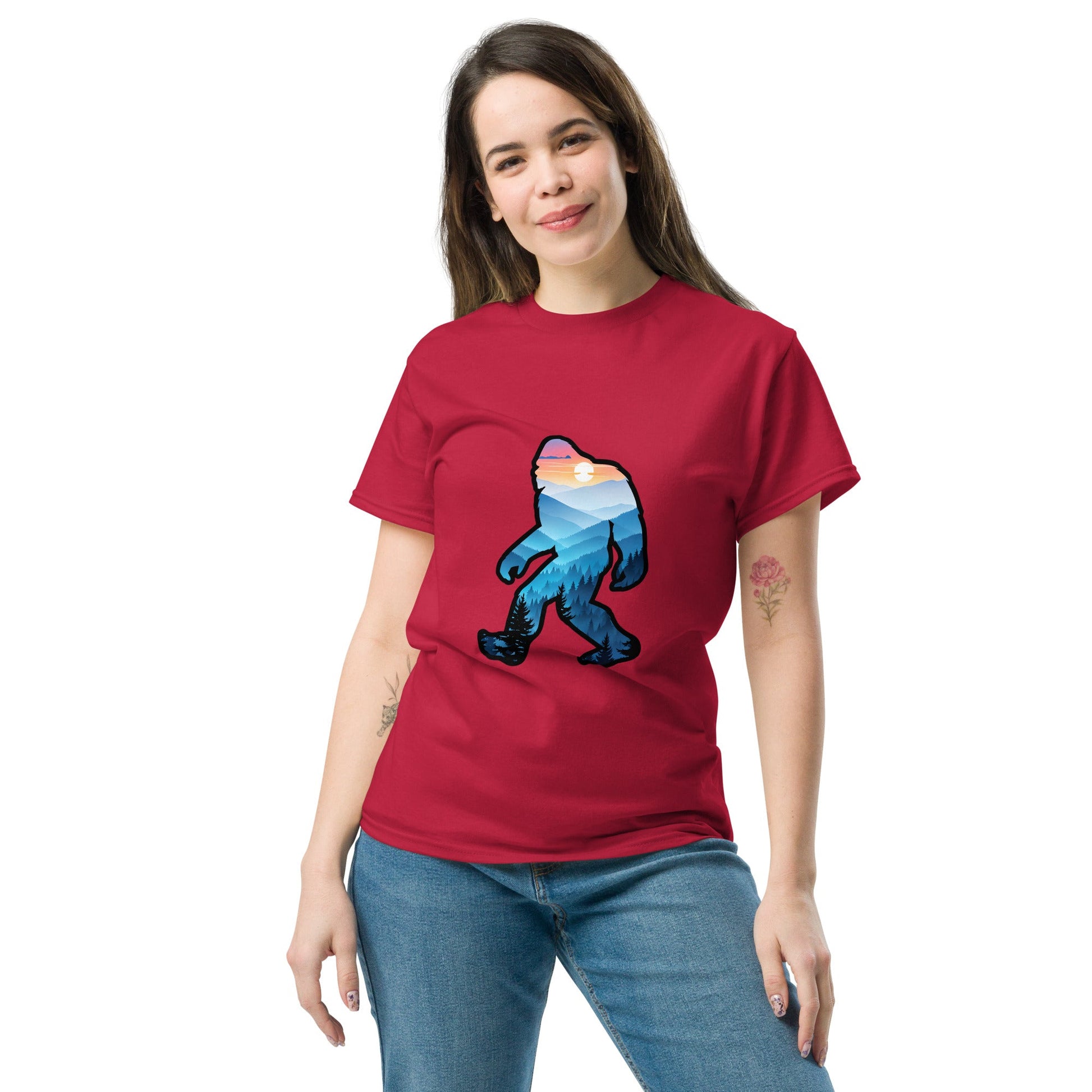 Blue Mountains Big Foot Women's Classic Tee - Women's Shirts - Discovery Co.