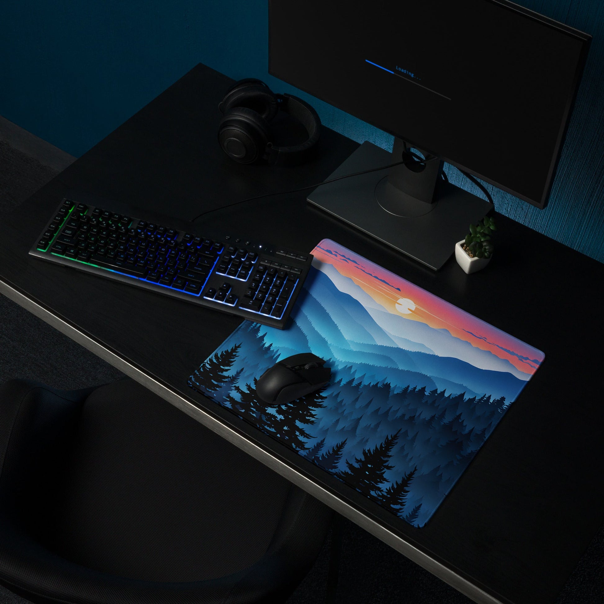 Blue Mountains Gaming Mouse Pad - Mouse Pads - Discovery Co.