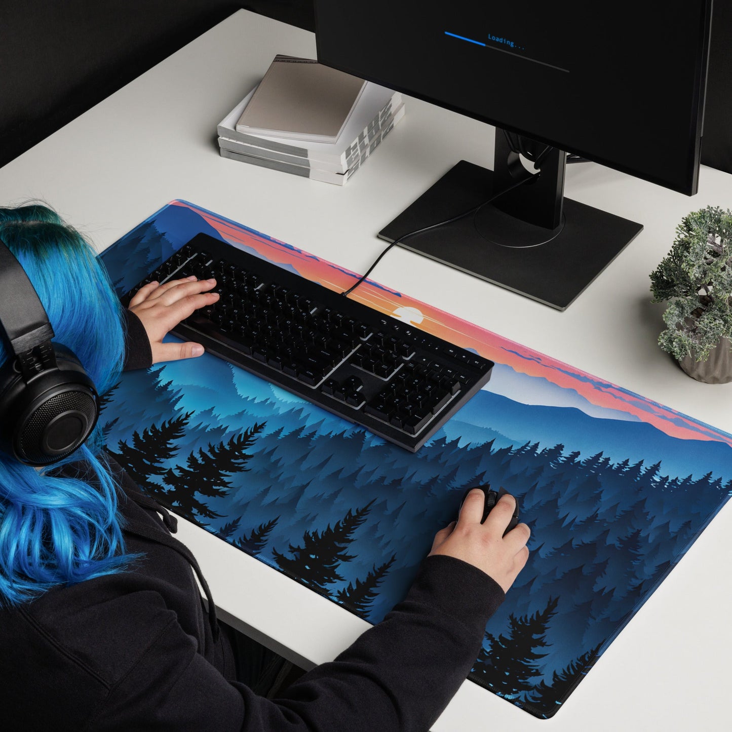 Blue Mountains Gaming Mouse Pad - Mouse Pads - Discovery Co.