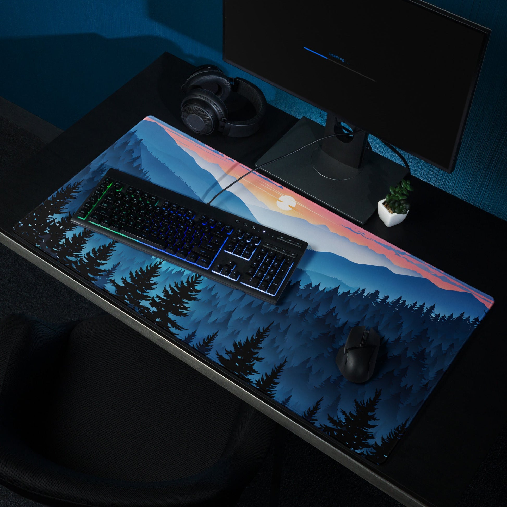 Blue Mountains Gaming Mouse Pad - Mouse Pads - Discovery Co.