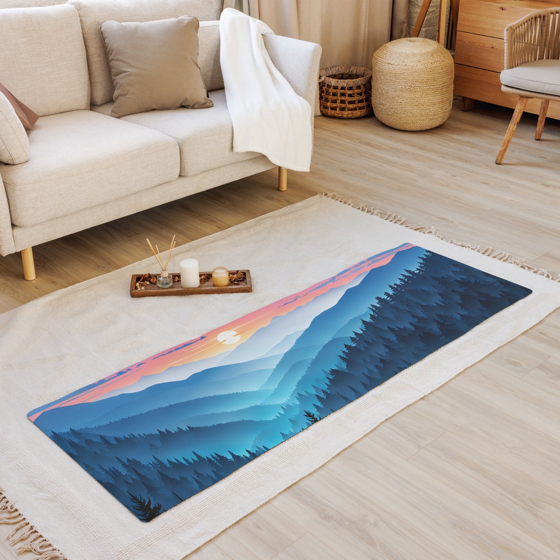 Blue Mountains Yoga Mat - Yoga Mat - Discovery Co.