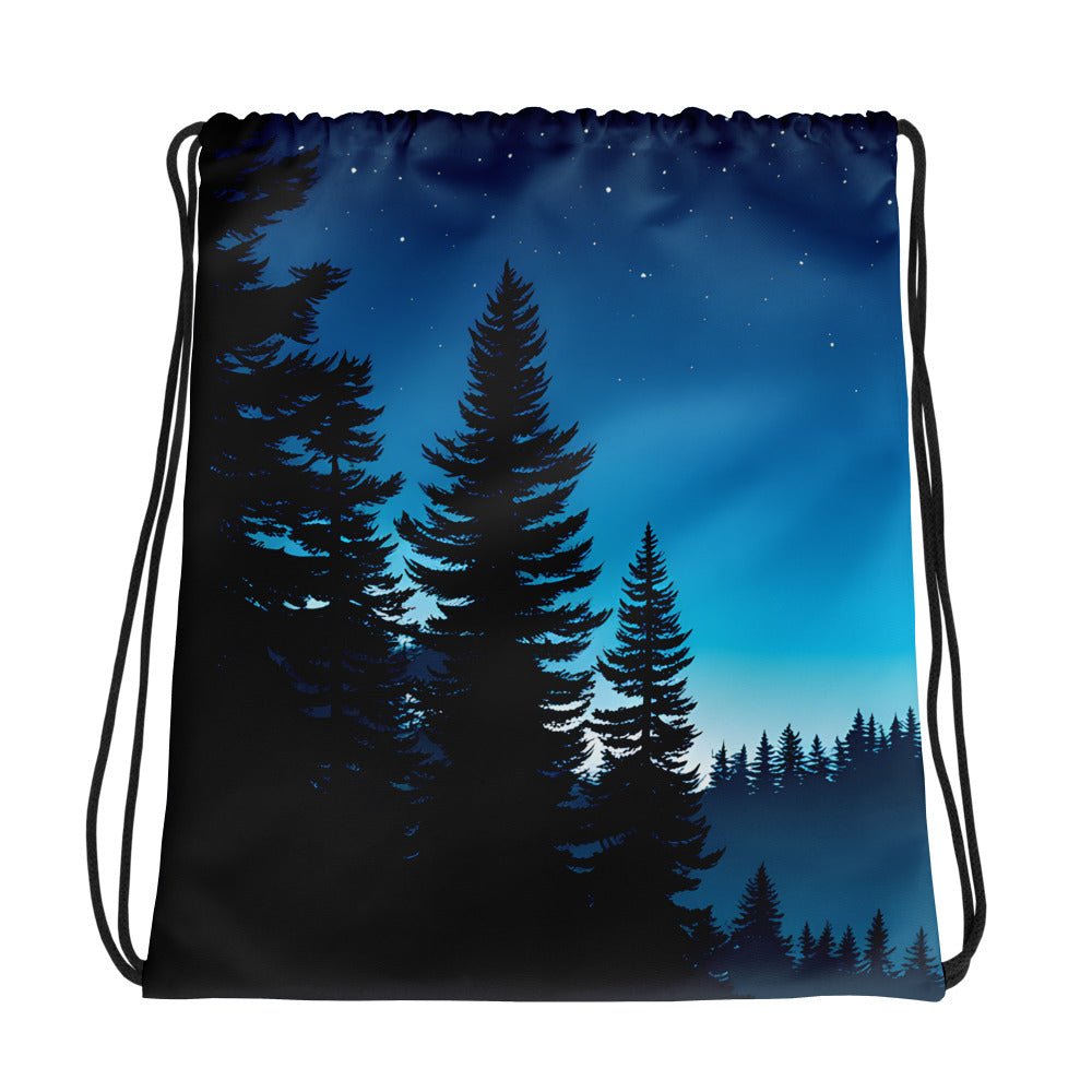 Blue Night Sky Drawstring Bag - Drawstring Bag - Discovery Co.