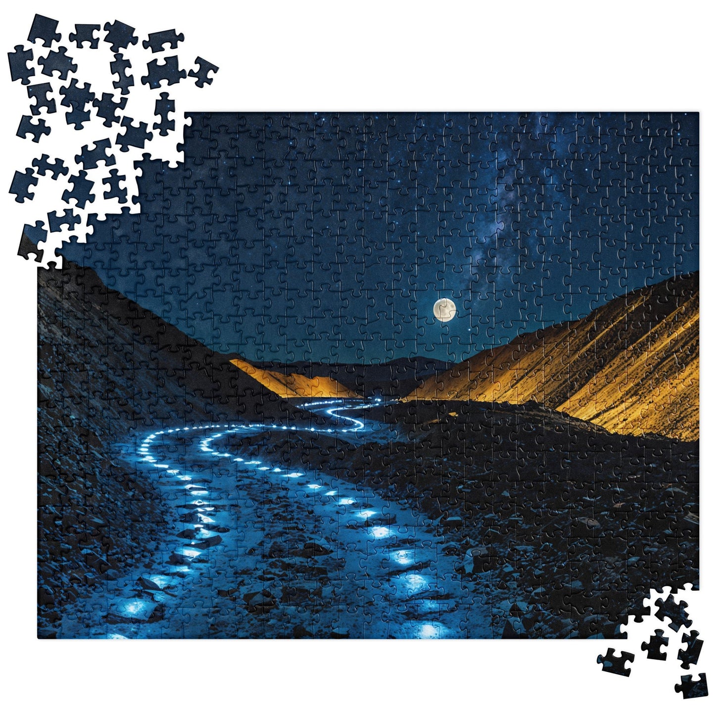 Blue Path Jigsaw Puzzle - Puzzle - Discovery Co.