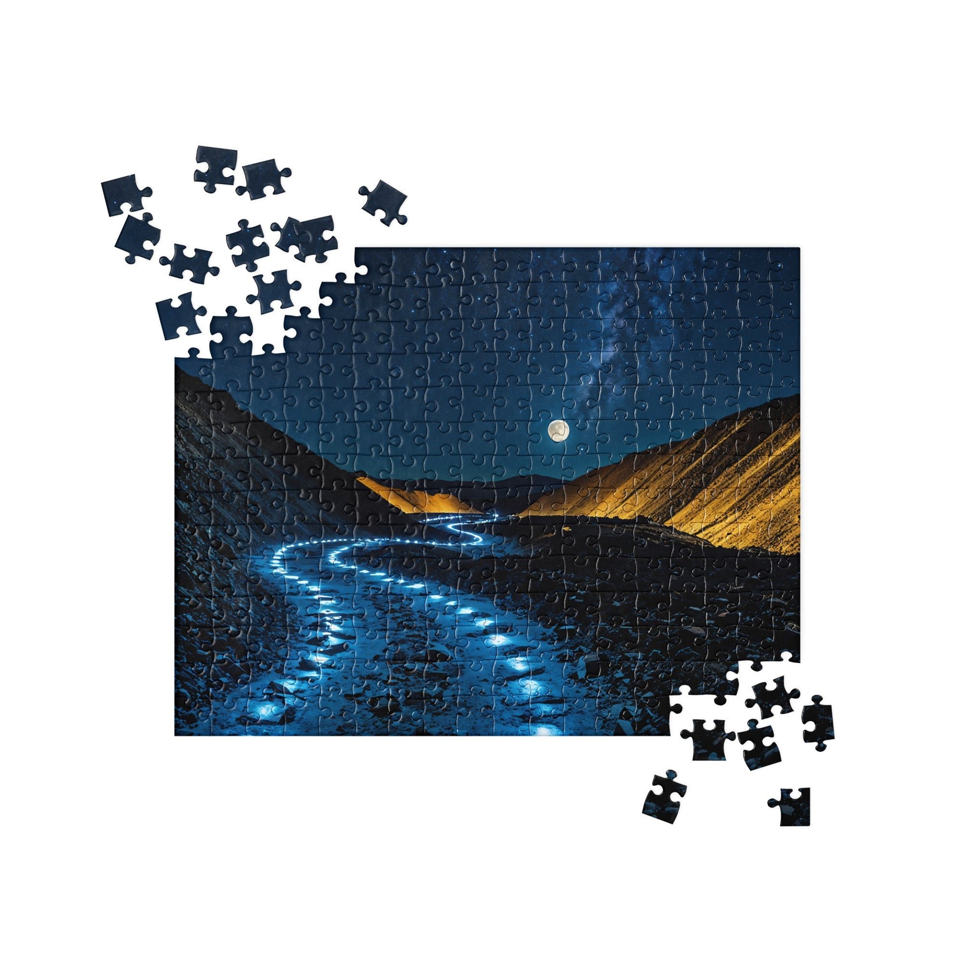 Blue Path Jigsaw Puzzle - Puzzle - Discovery Co.