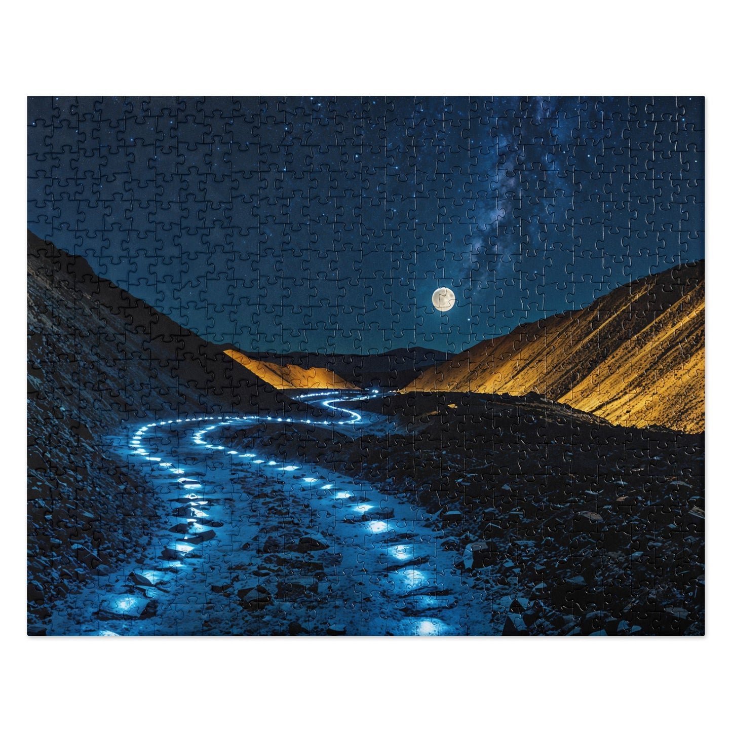 Blue Path Jigsaw Puzzle - Puzzle - Discovery Co.