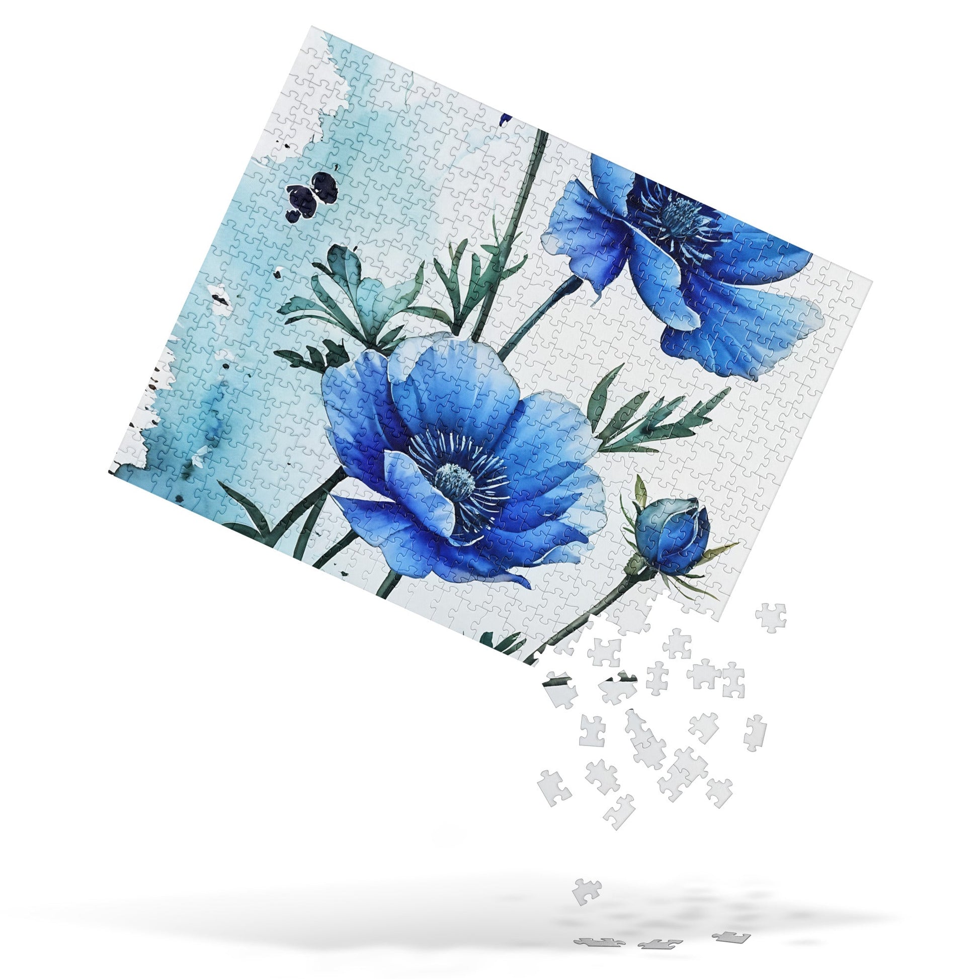 Blue Poppies Jigsaw Puzzle - Puzzle - Discovery Co.