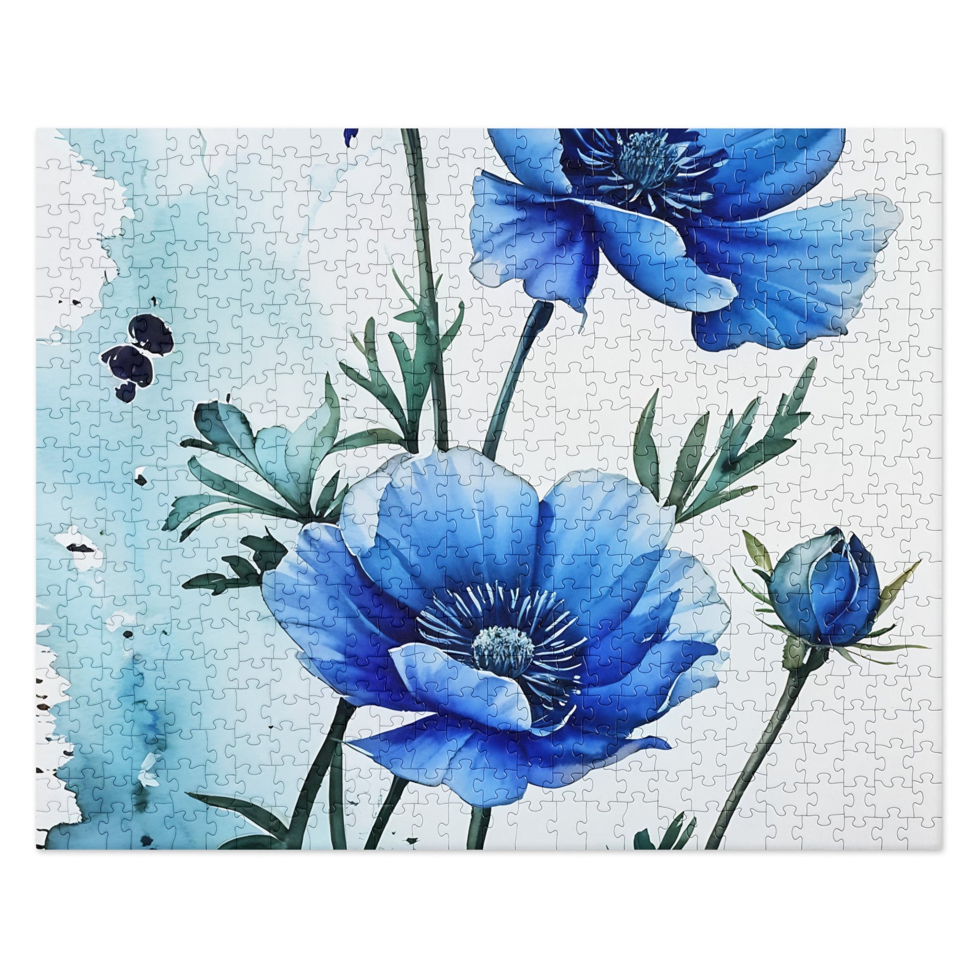 Blue Poppies Jigsaw Puzzle - Puzzle - Discovery Co.