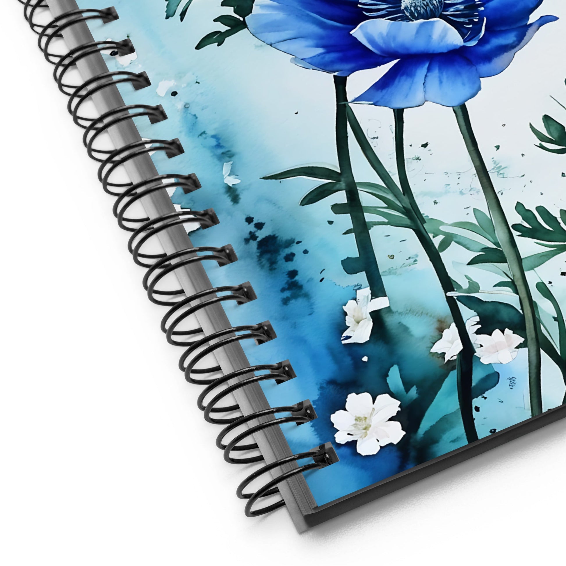 Blue Poppies Spiral Notebook - Spiral Notebooks - Discovery Co.