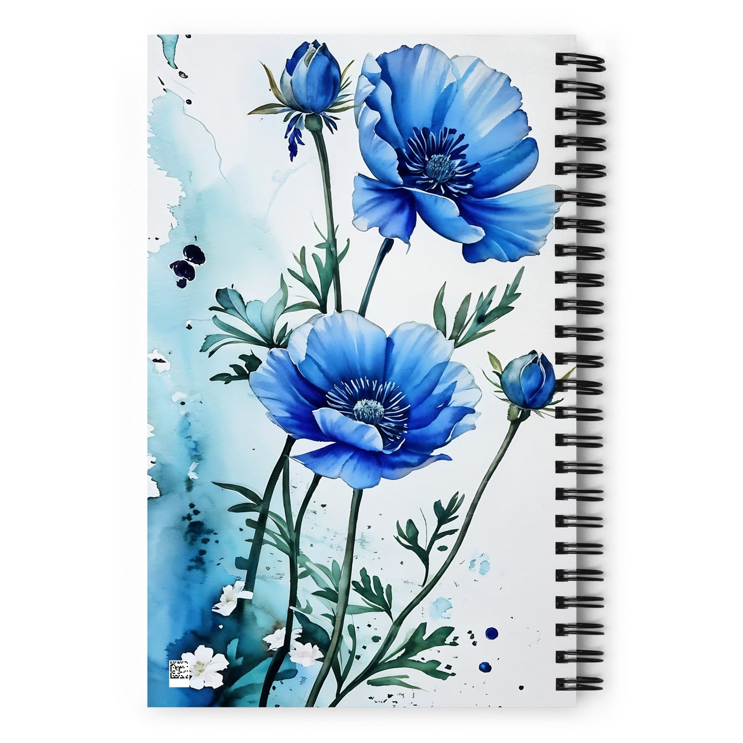 Blue Poppies Spiral Notebook - Spiral Notebooks - Discovery Co.