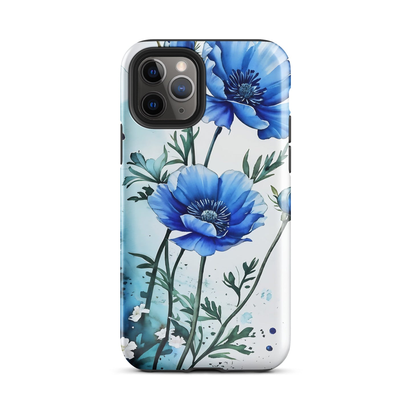 Blue Poppies Tough Case for iPhone® - Phone Case - Discovery Co.