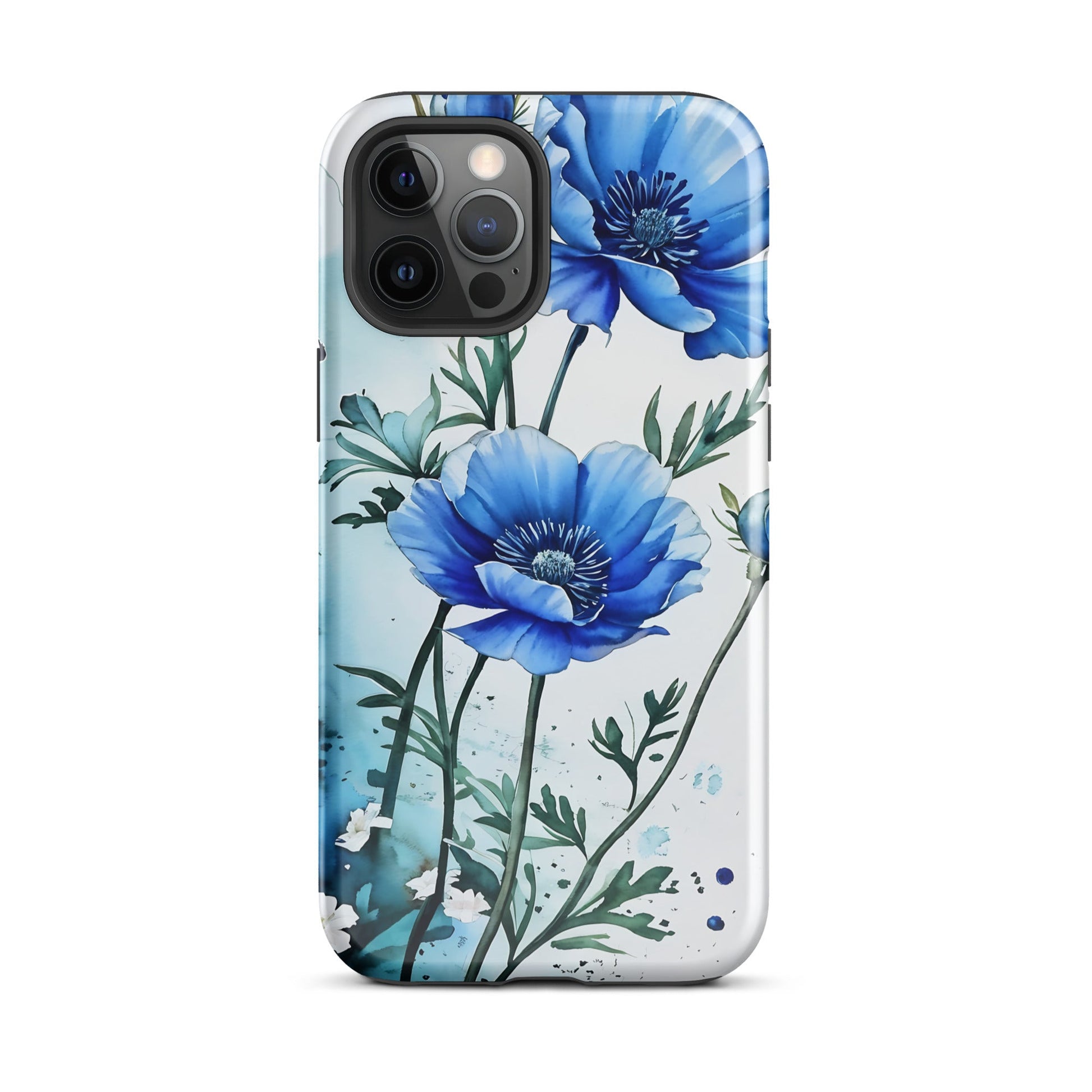 Blue Poppies Tough Case for iPhone® - Phone Case - Discovery Co.