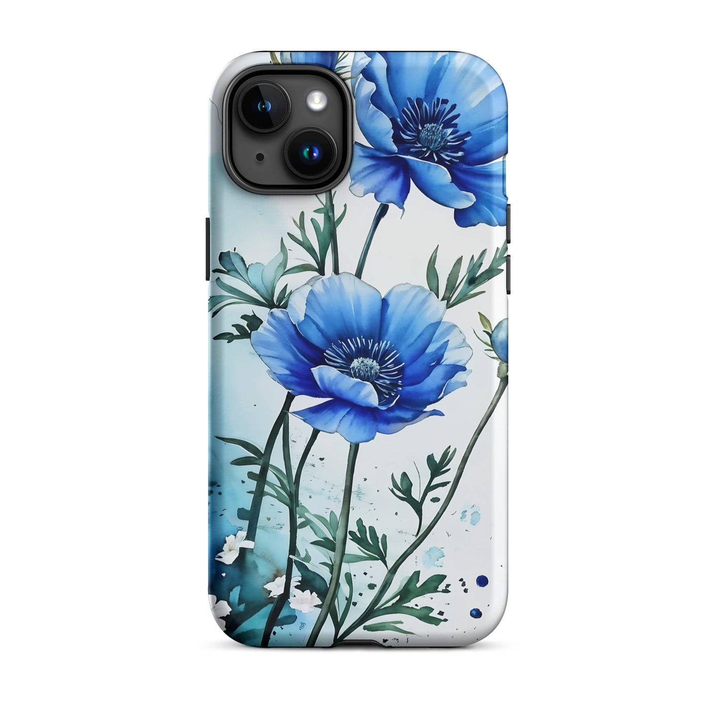 Blue Poppies Tough Case for iPhone® - Phone Case - Discovery Co.