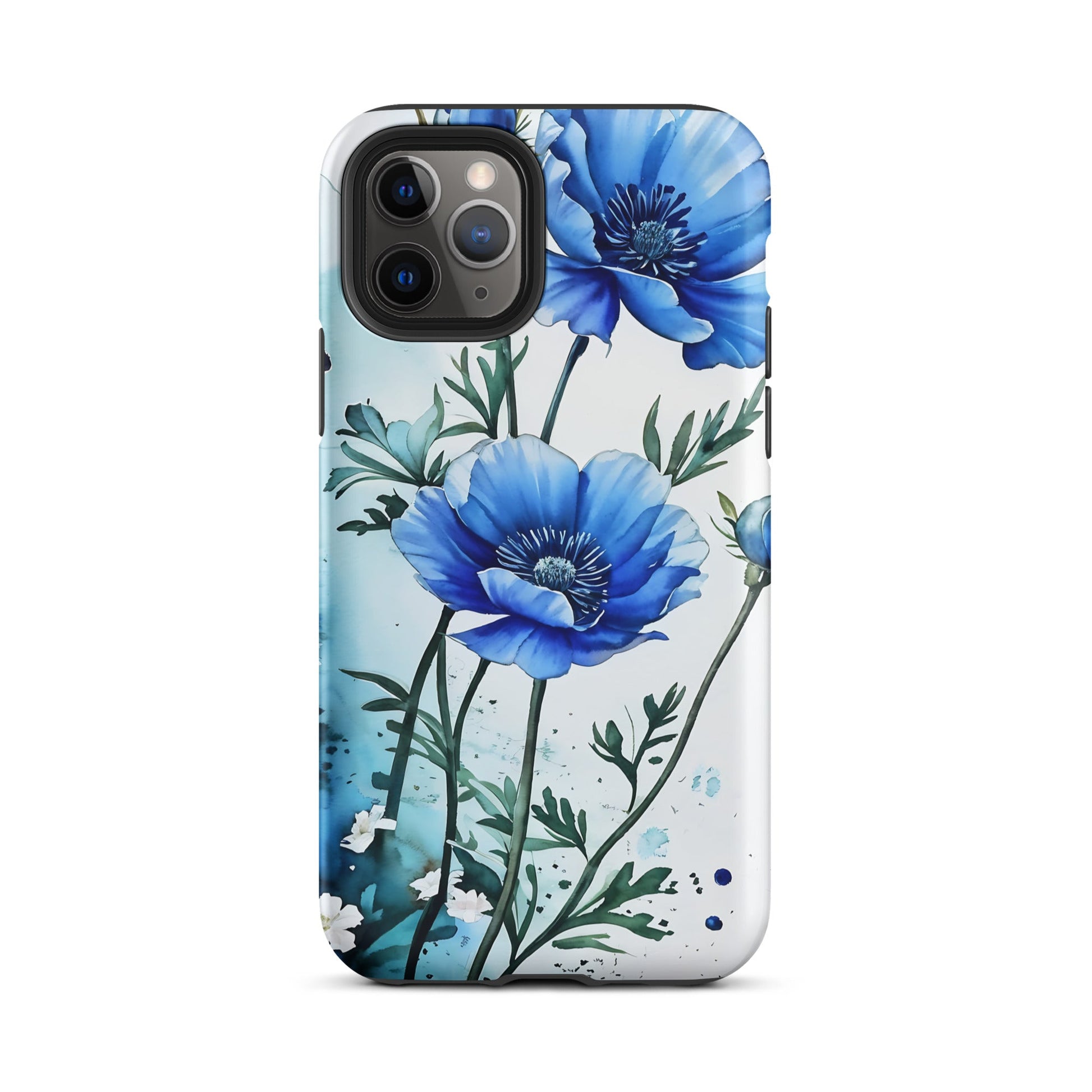 Blue Poppies Tough Case for iPhone® - Phone Case - Discovery Co.