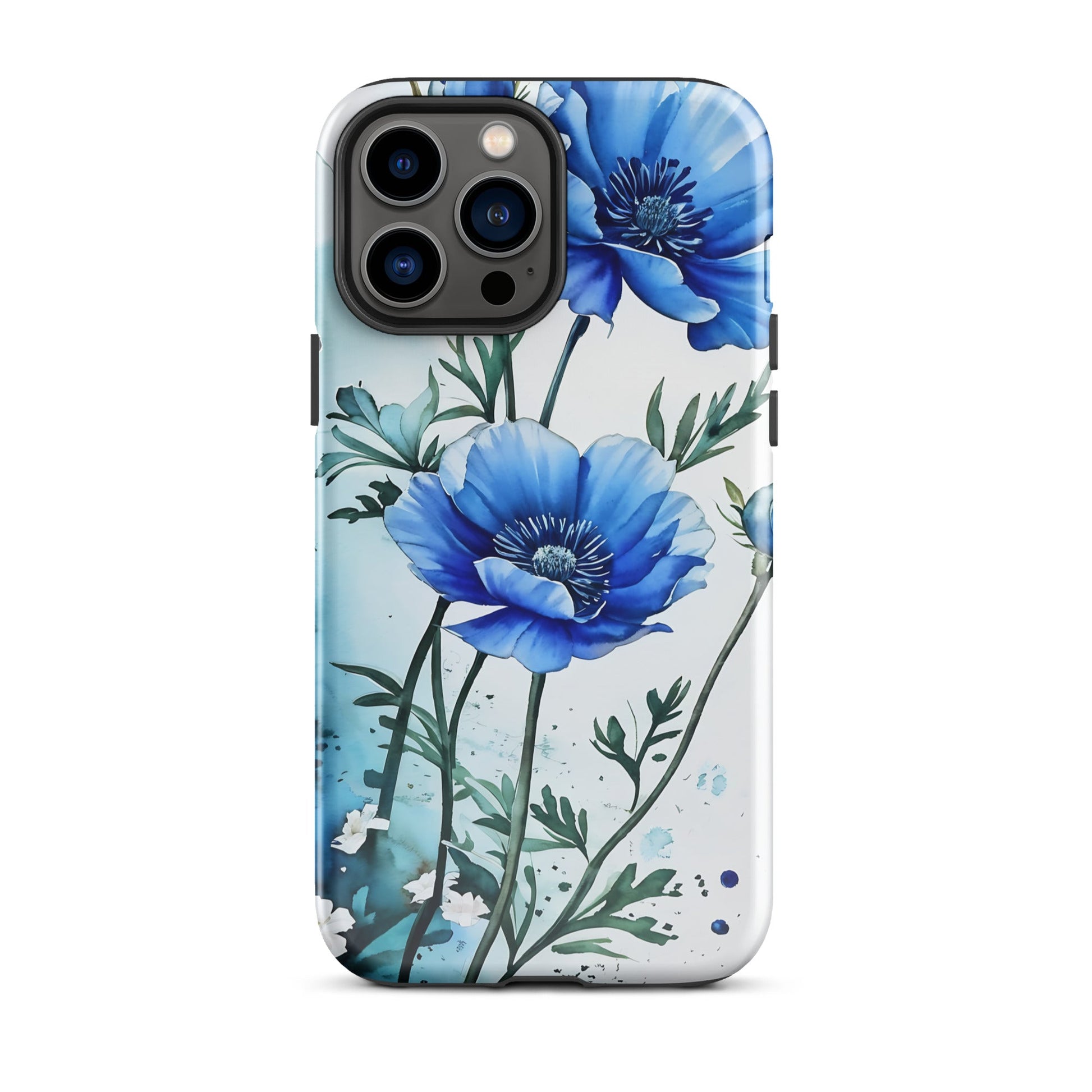 Blue Poppies Tough Case for iPhone® - Phone Case - Discovery Co.