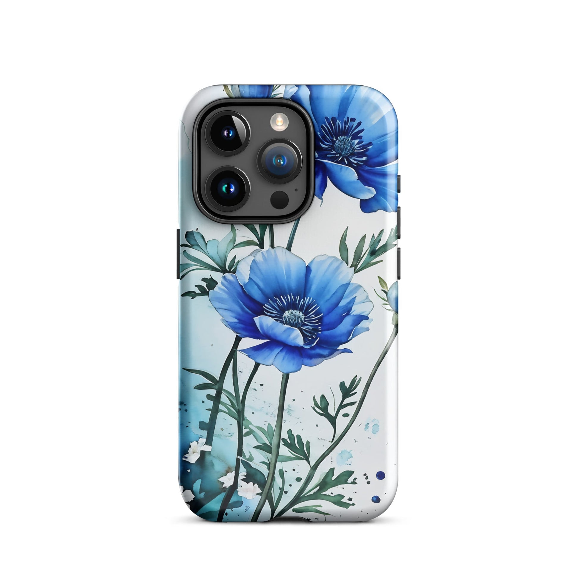 Blue Poppies Tough Case for iPhone® - Phone Case - Discovery Co.