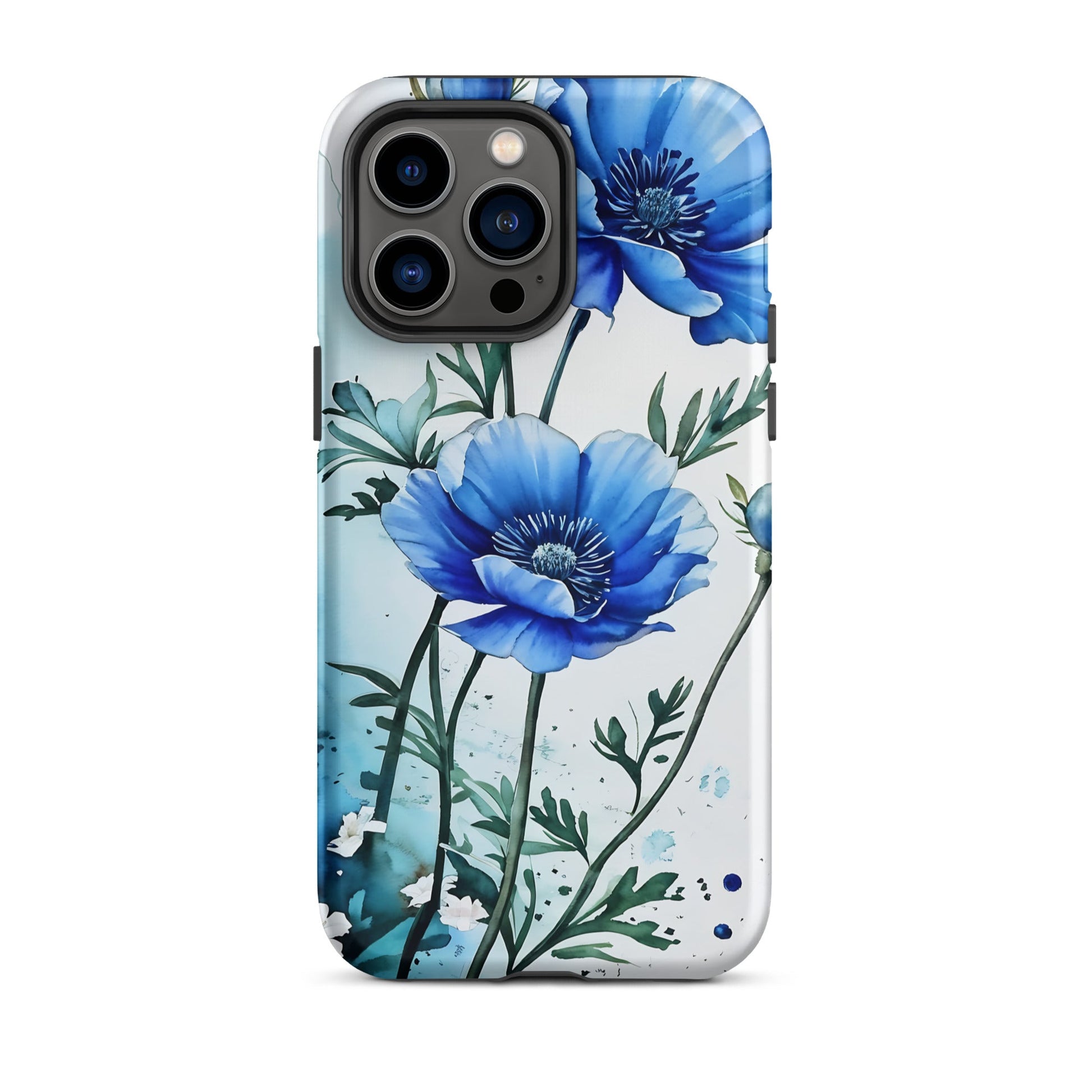 Blue Poppies Tough Case for iPhone® - Phone Case - Discovery Co.