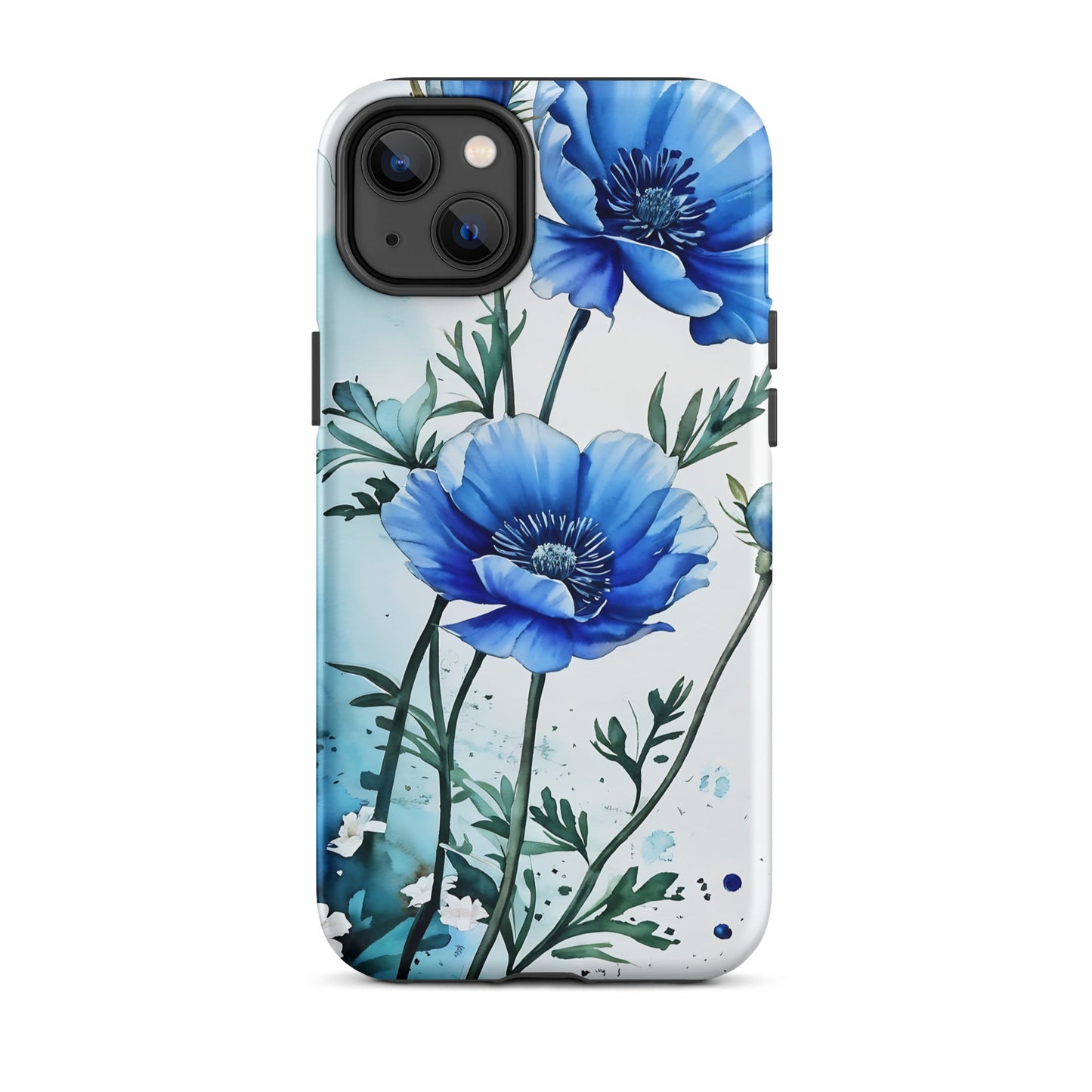 Blue Poppies Tough Case for iPhone® - Phone Case - Discovery Co.