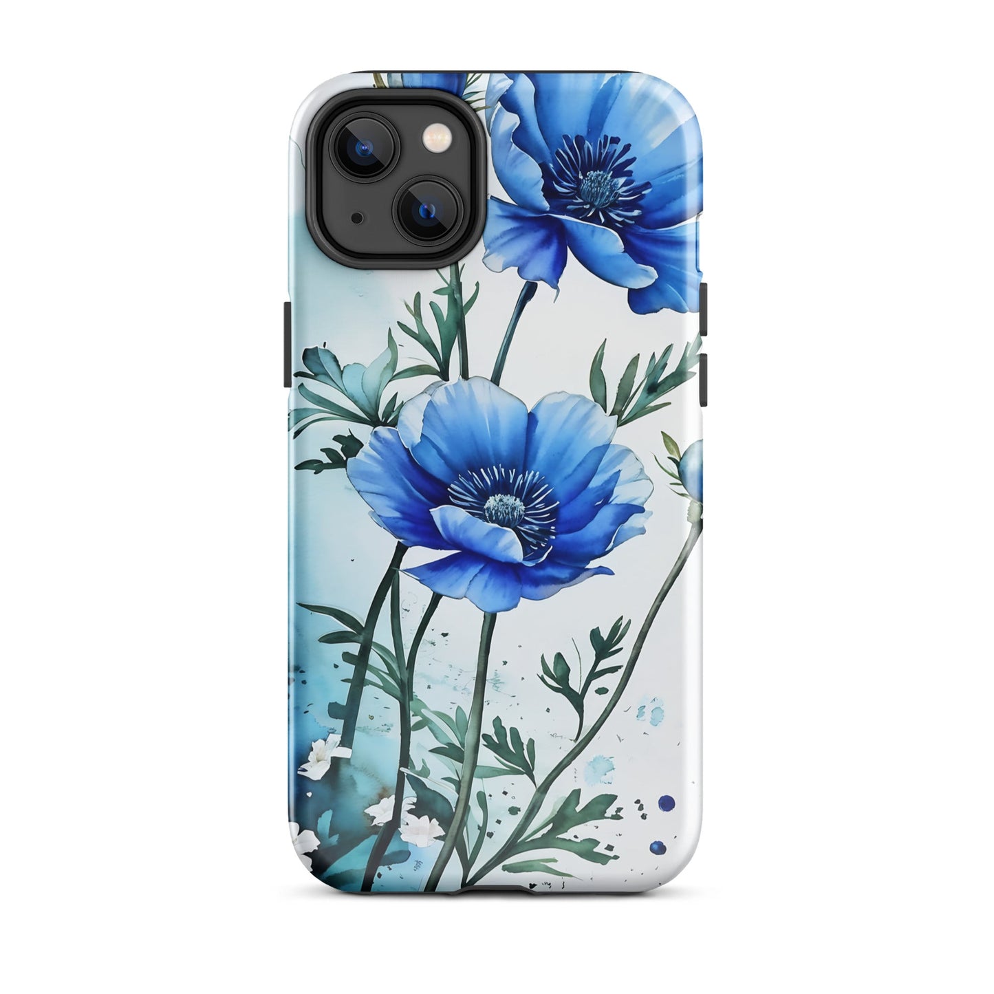 Blue Poppies Tough Case for iPhone® - Phone Case - Discovery Co.