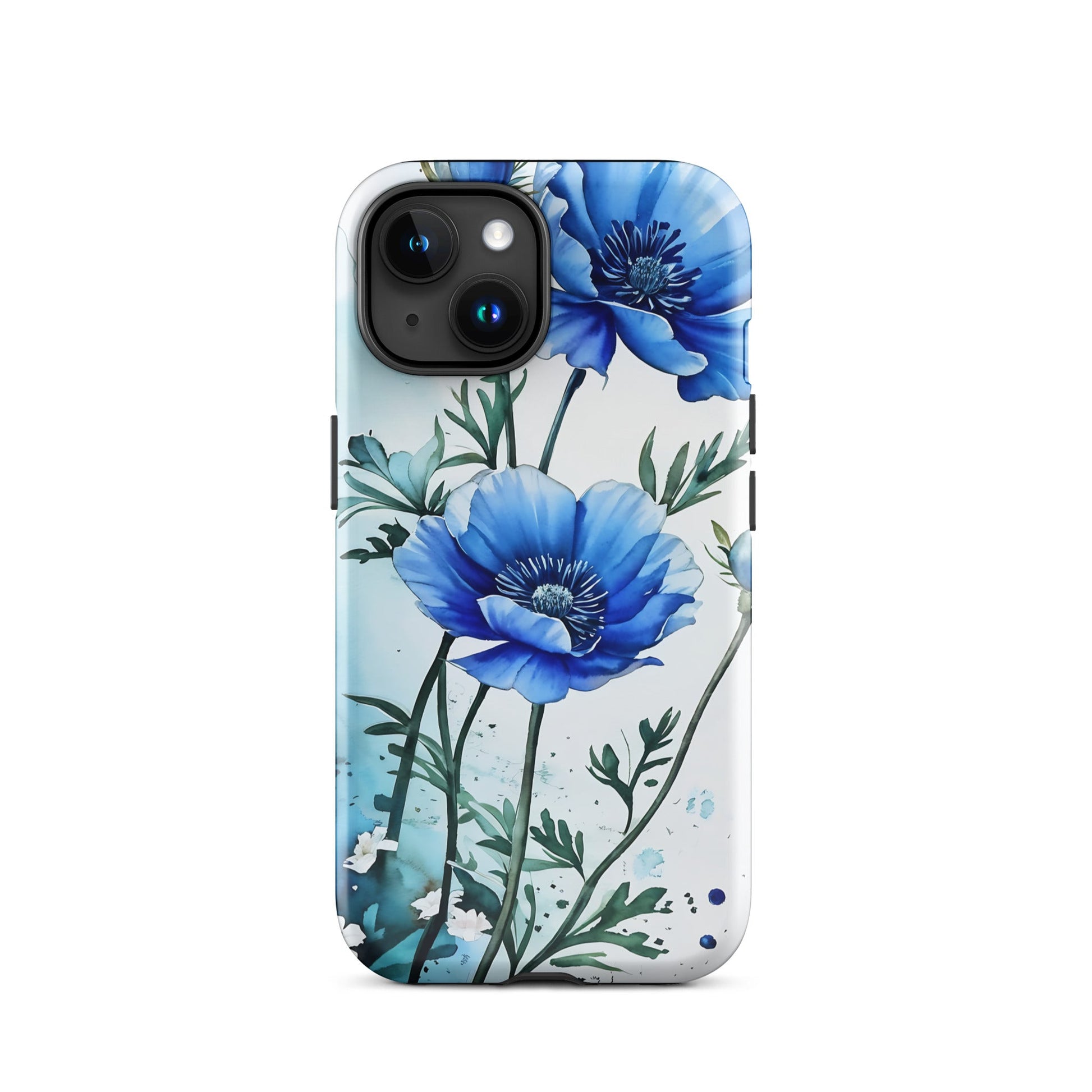 Blue Poppies Tough Case for iPhone® - Phone Case - Discovery Co.