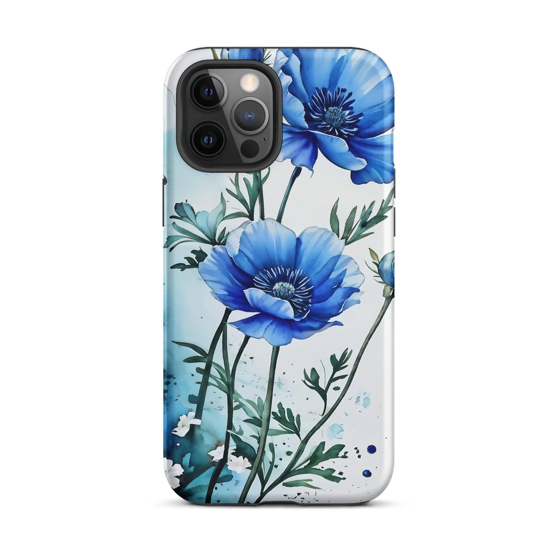 Blue Poppies Tough Case for iPhone® - Phone Case - Discovery Co.