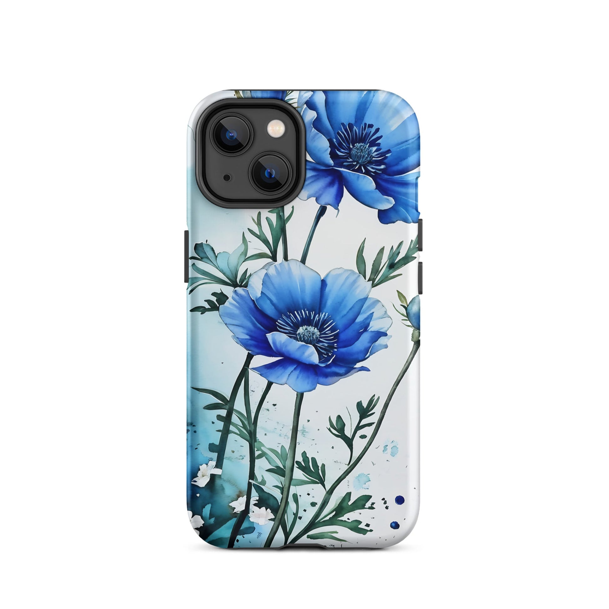 Blue Poppies Tough Case for iPhone® - Phone Case - Discovery Co.