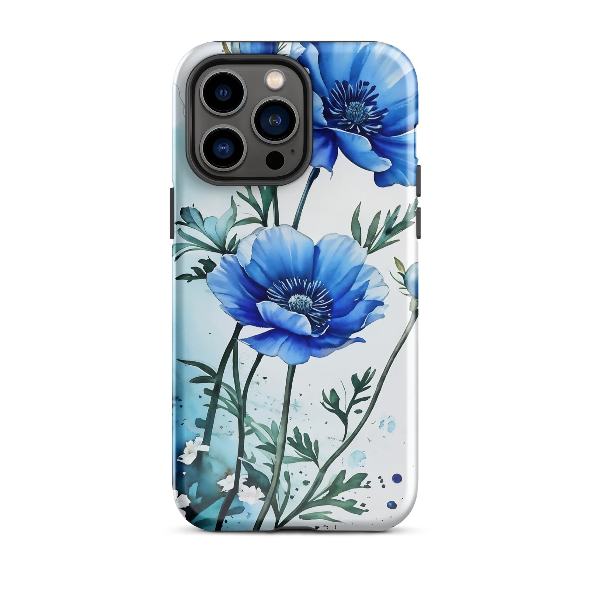 Blue Poppies Tough Case for iPhone® - Phone Case - Discovery Co.