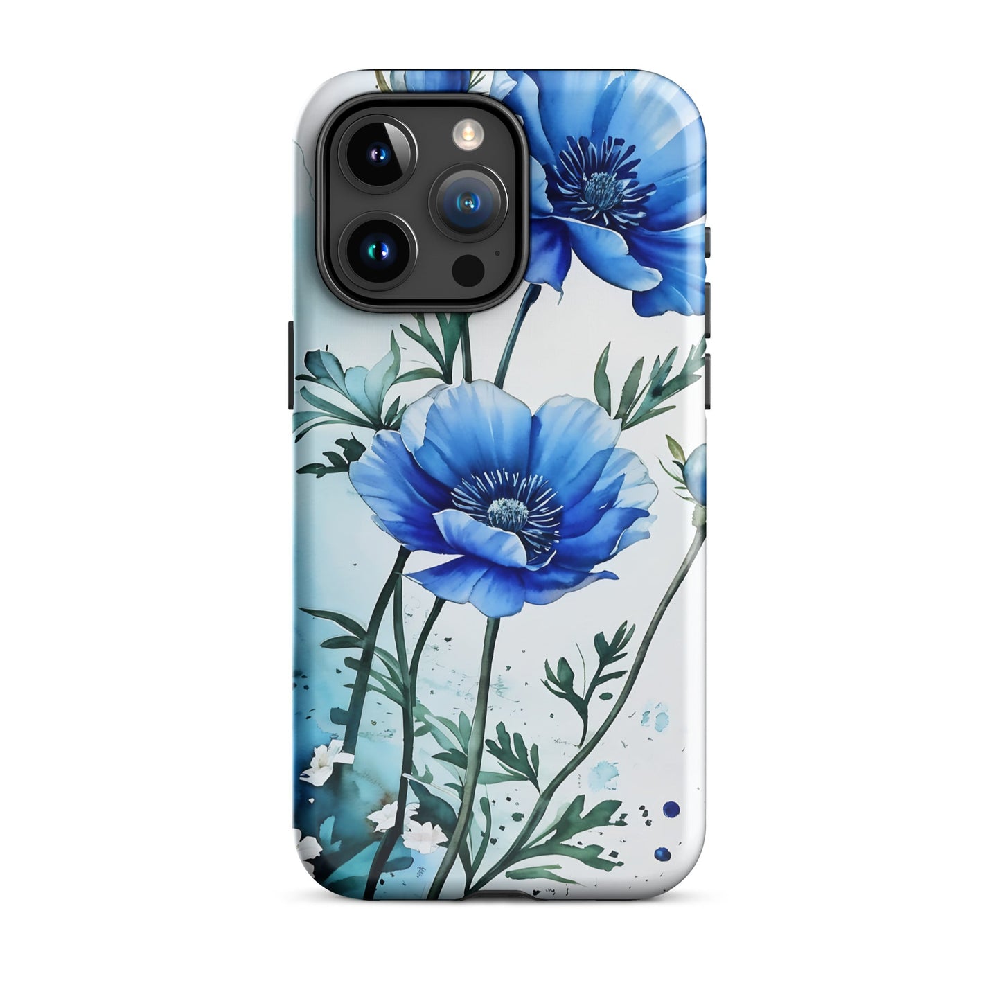 Blue Poppies Tough Case for iPhone® - Phone Case - Discovery Co.