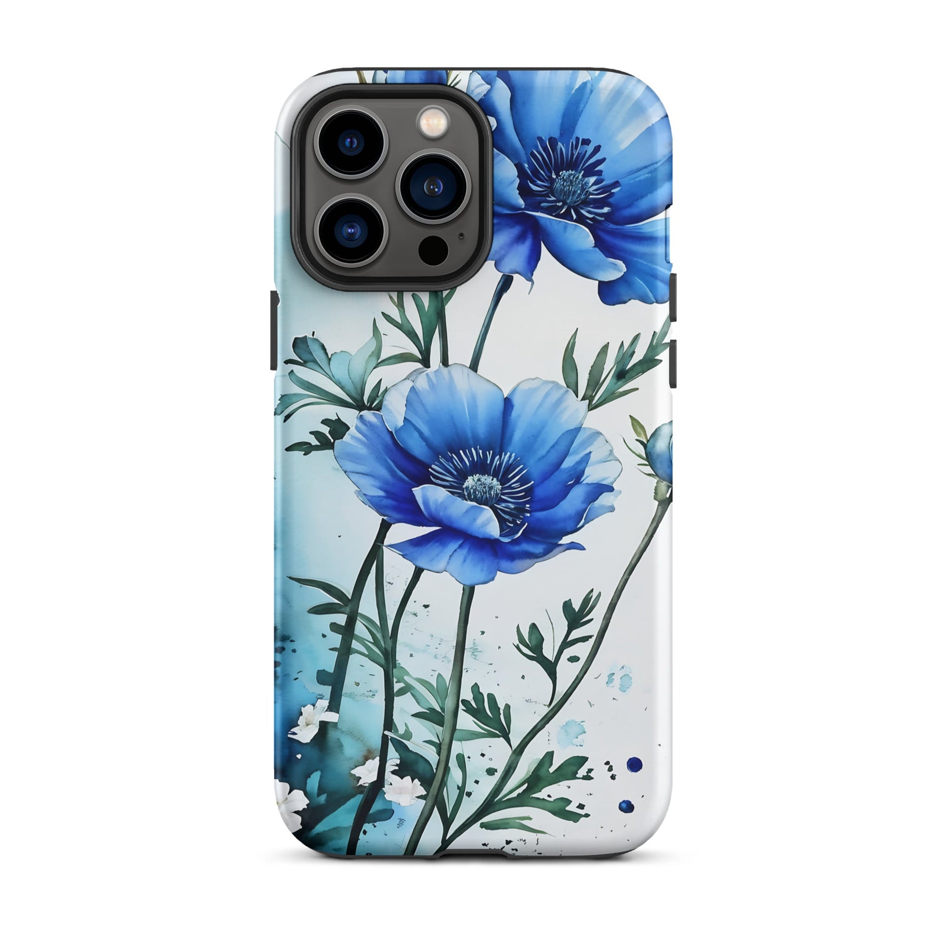 Blue Poppies Tough Case for iPhone® - Phone Case - Discovery Co.