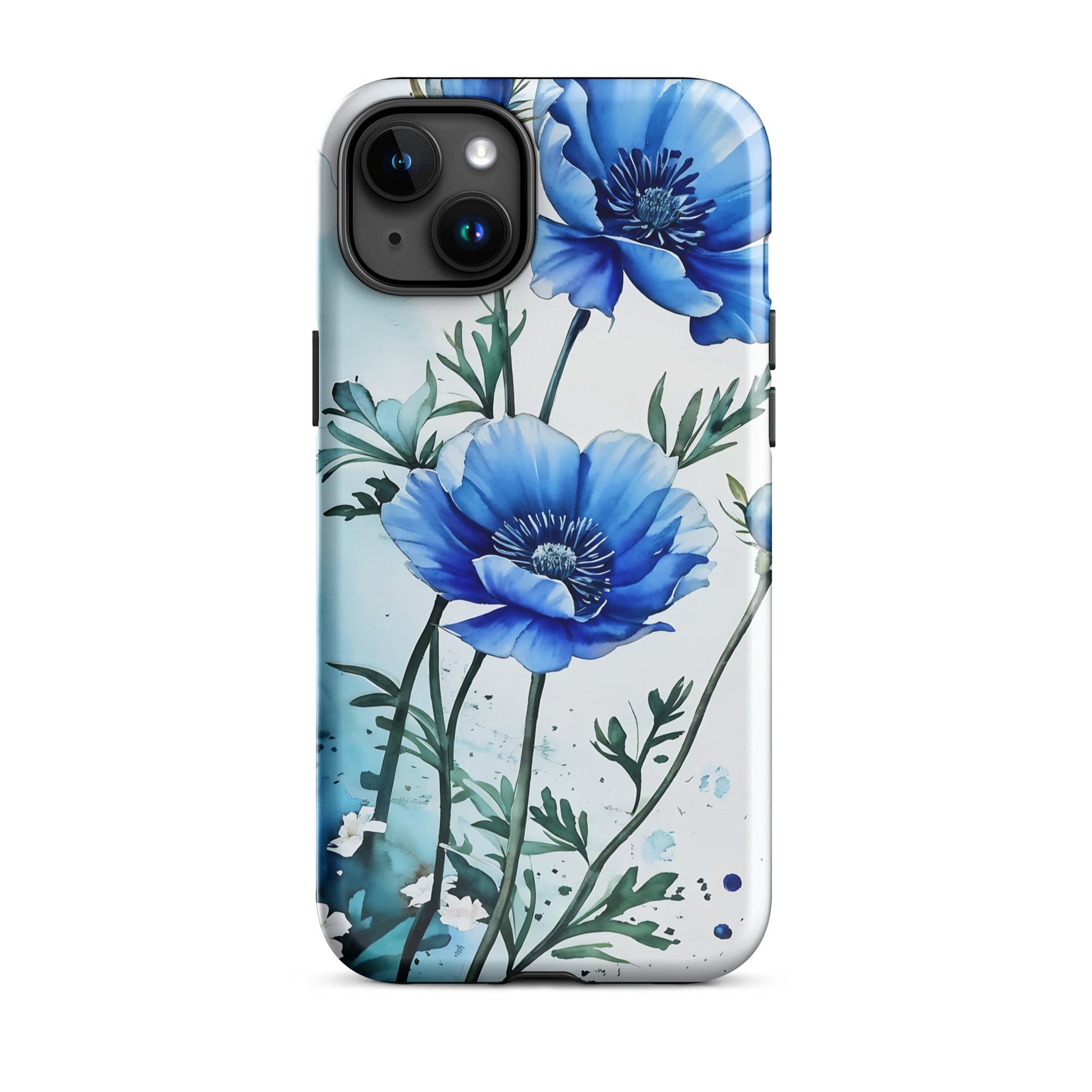 Blue Poppies Tough Case for iPhone® - Phone Case - Discovery Co.