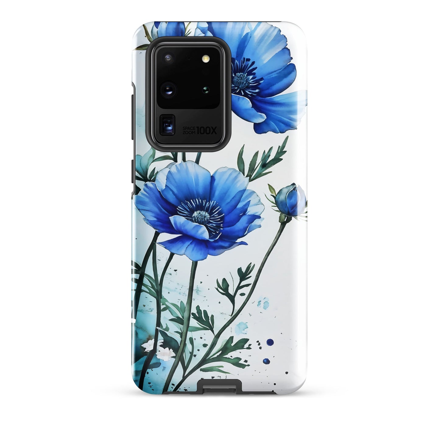 Blue Poppies Tough Case for Samsung® - Phone Case - Discovery Co.