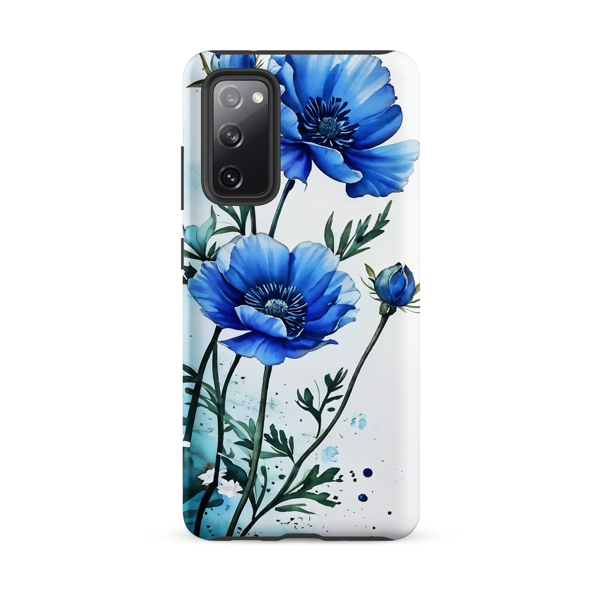 Blue Poppies Tough Case for Samsung® - Phone Case - Discovery Co.