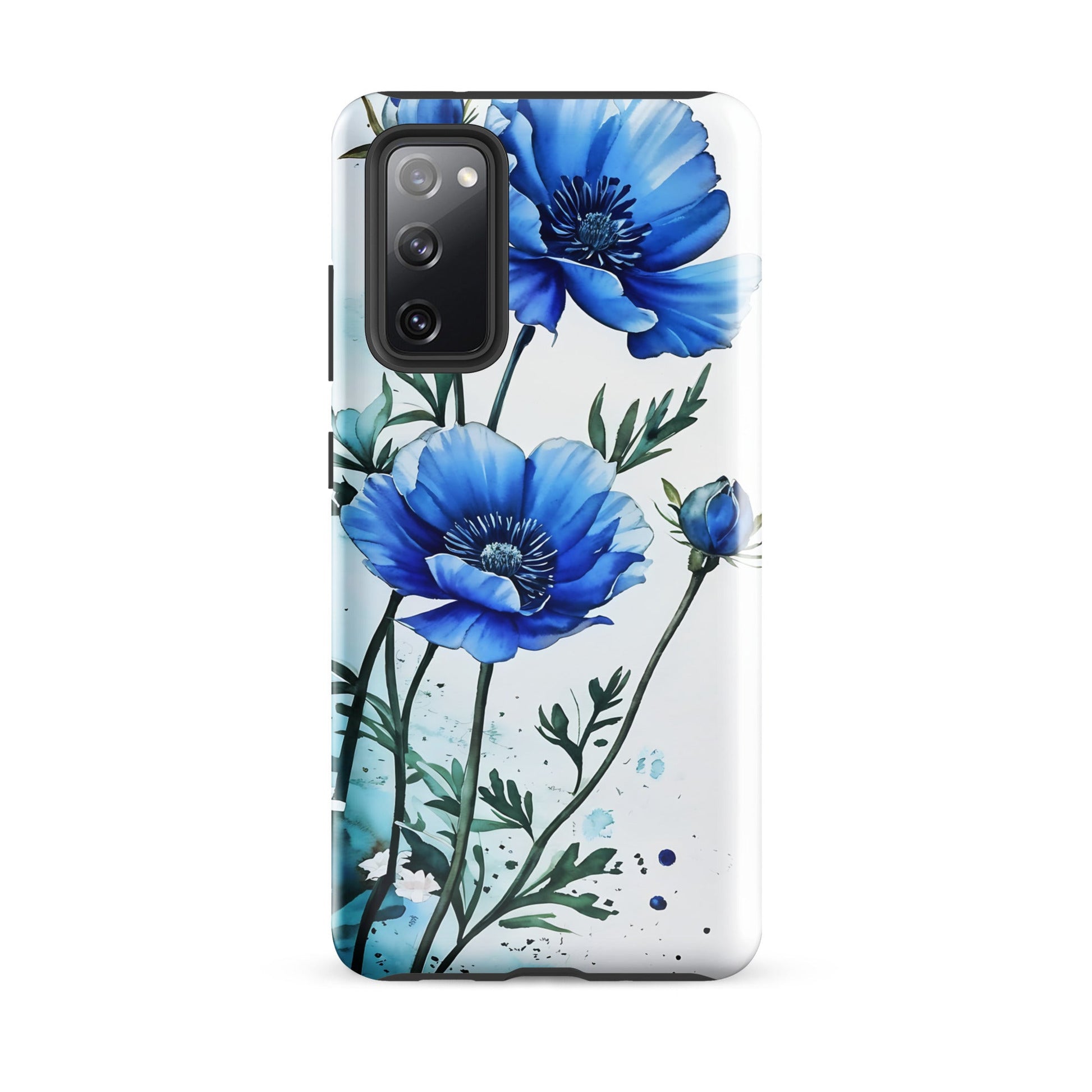 Blue Poppies Tough Case for Samsung® - Phone Case - Discovery Co.