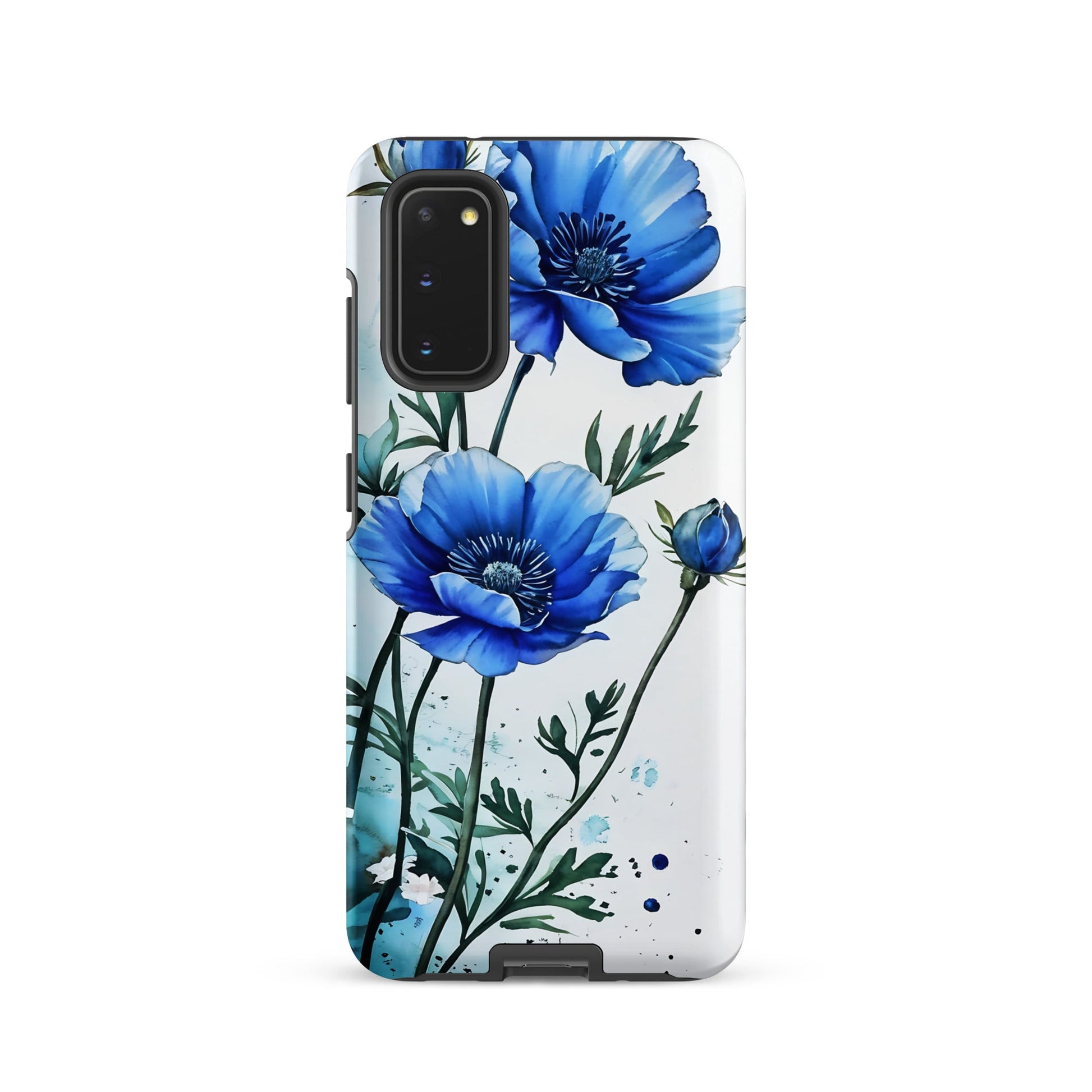 Blue Poppies Tough Case for Samsung® - Phone Case - Discovery Co.