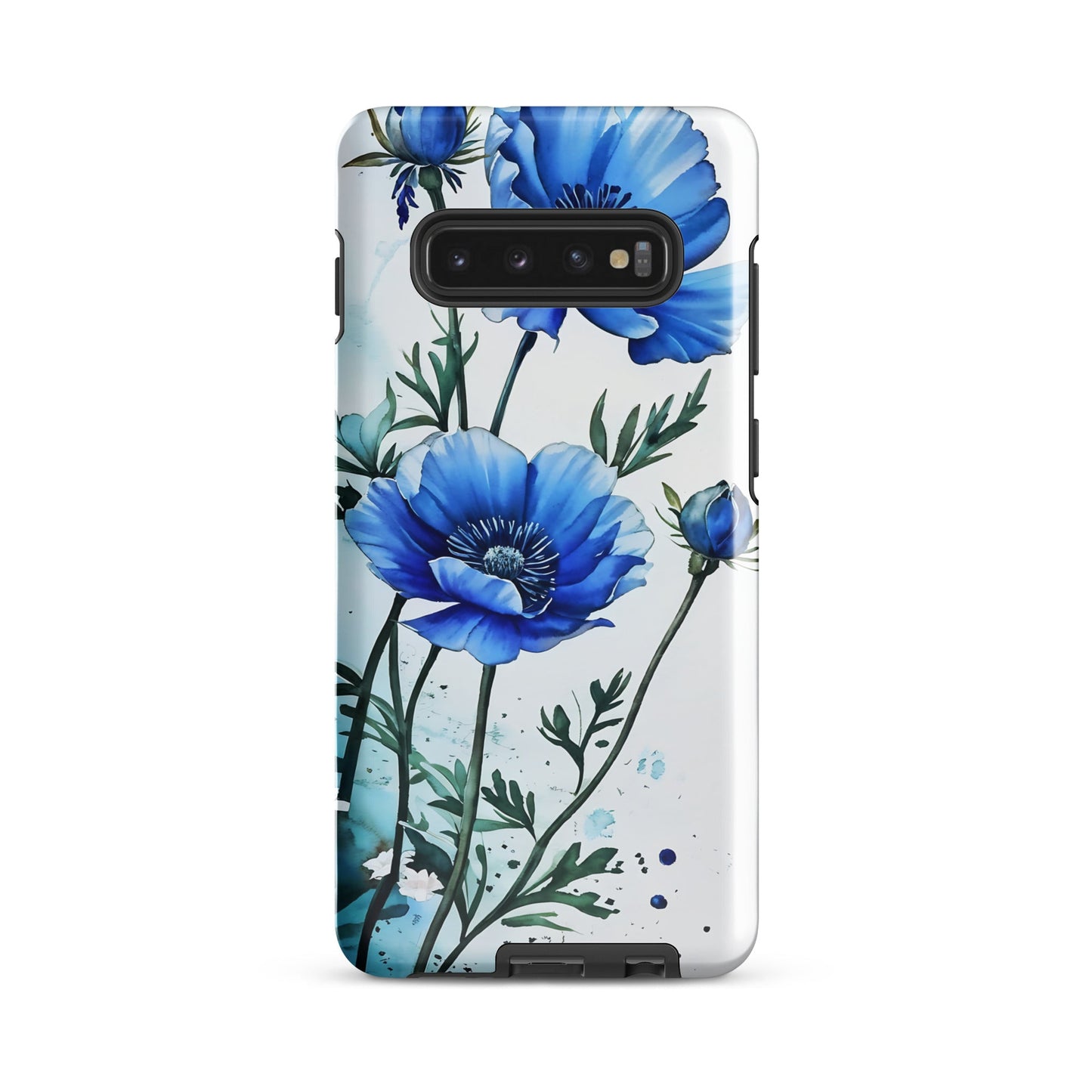 Blue Poppies Tough Case for Samsung® - Phone Case - Discovery Co.