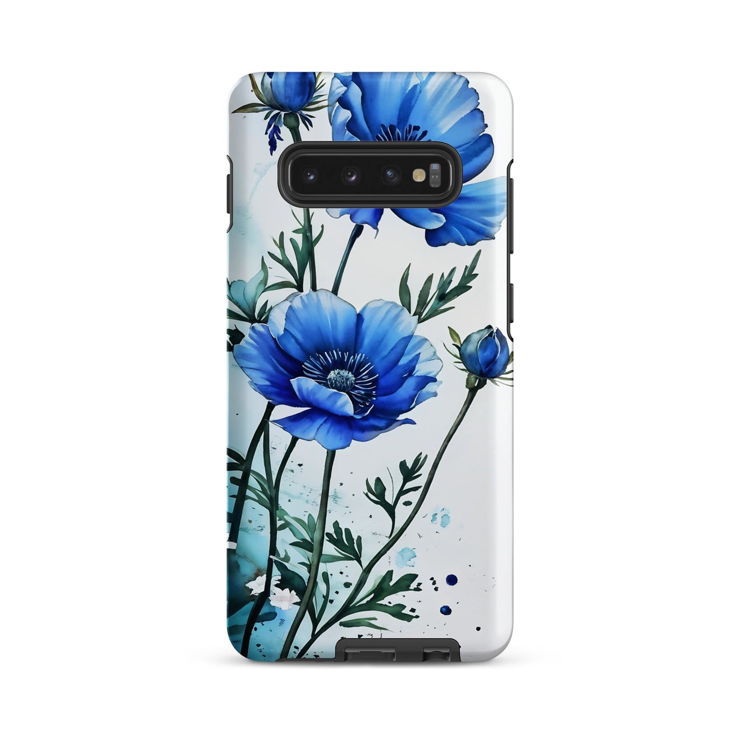 Blue Poppies Tough Case for Samsung® - Phone Case - Discovery Co.