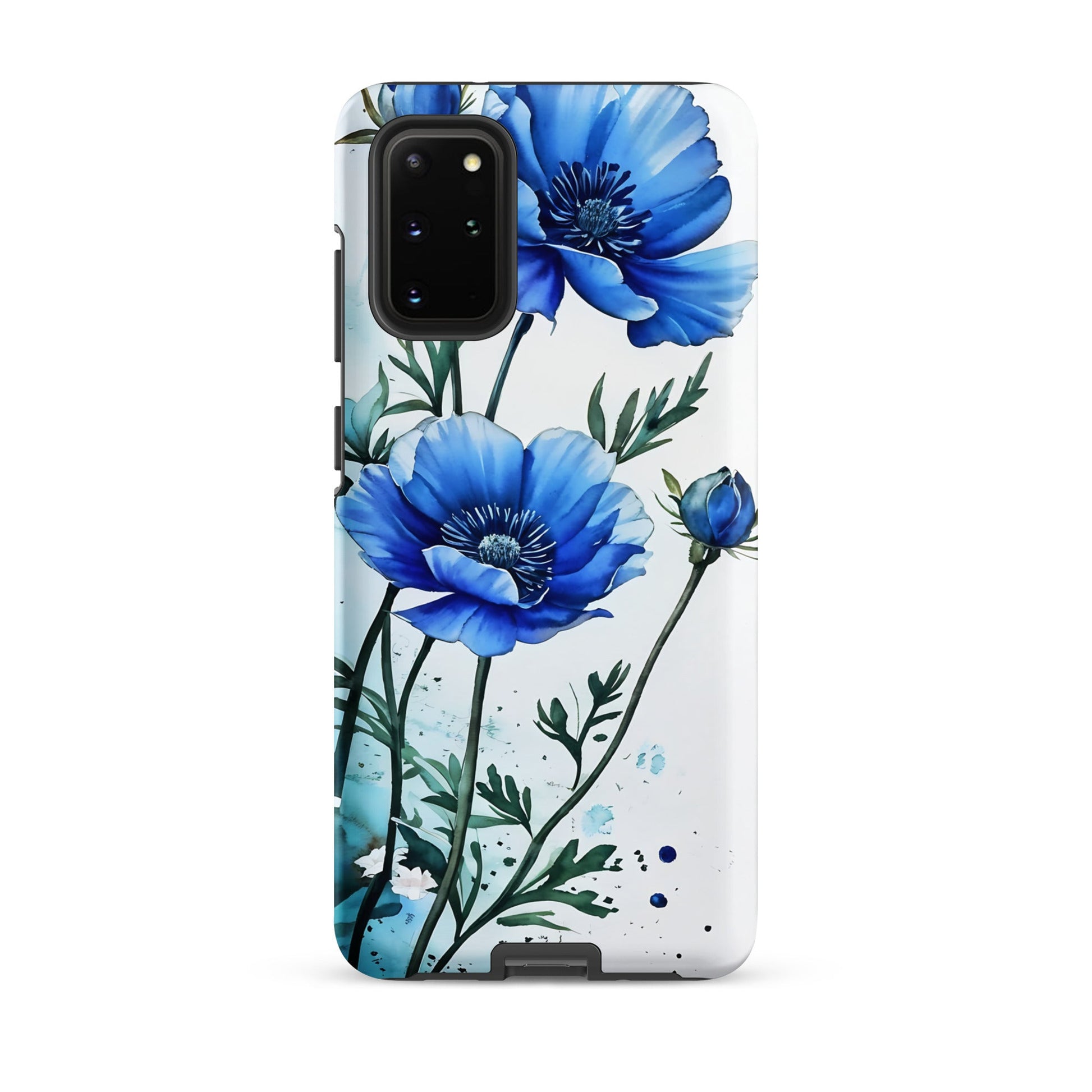 Blue Poppies Tough Case for Samsung® - Phone Case - Discovery Co.