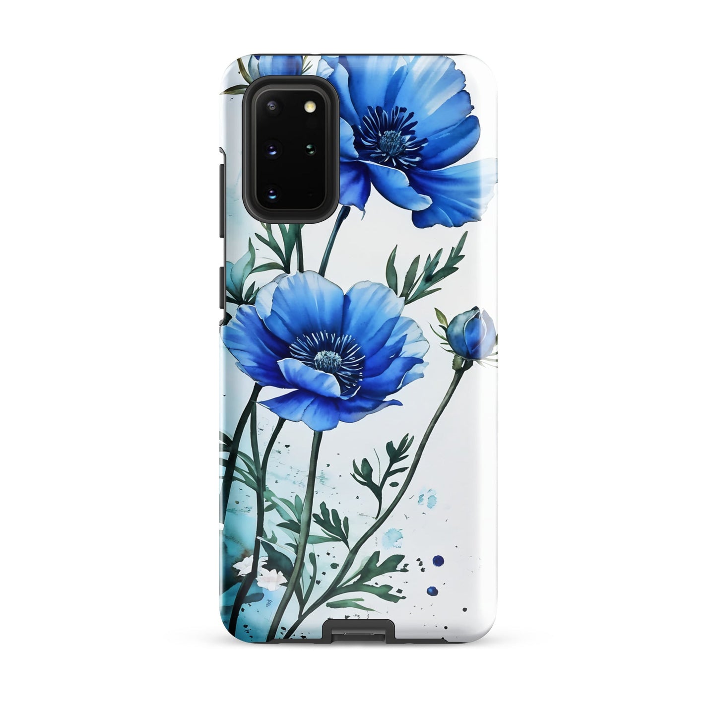 Blue Poppies Tough Case for Samsung® - Phone Case - Discovery Co.