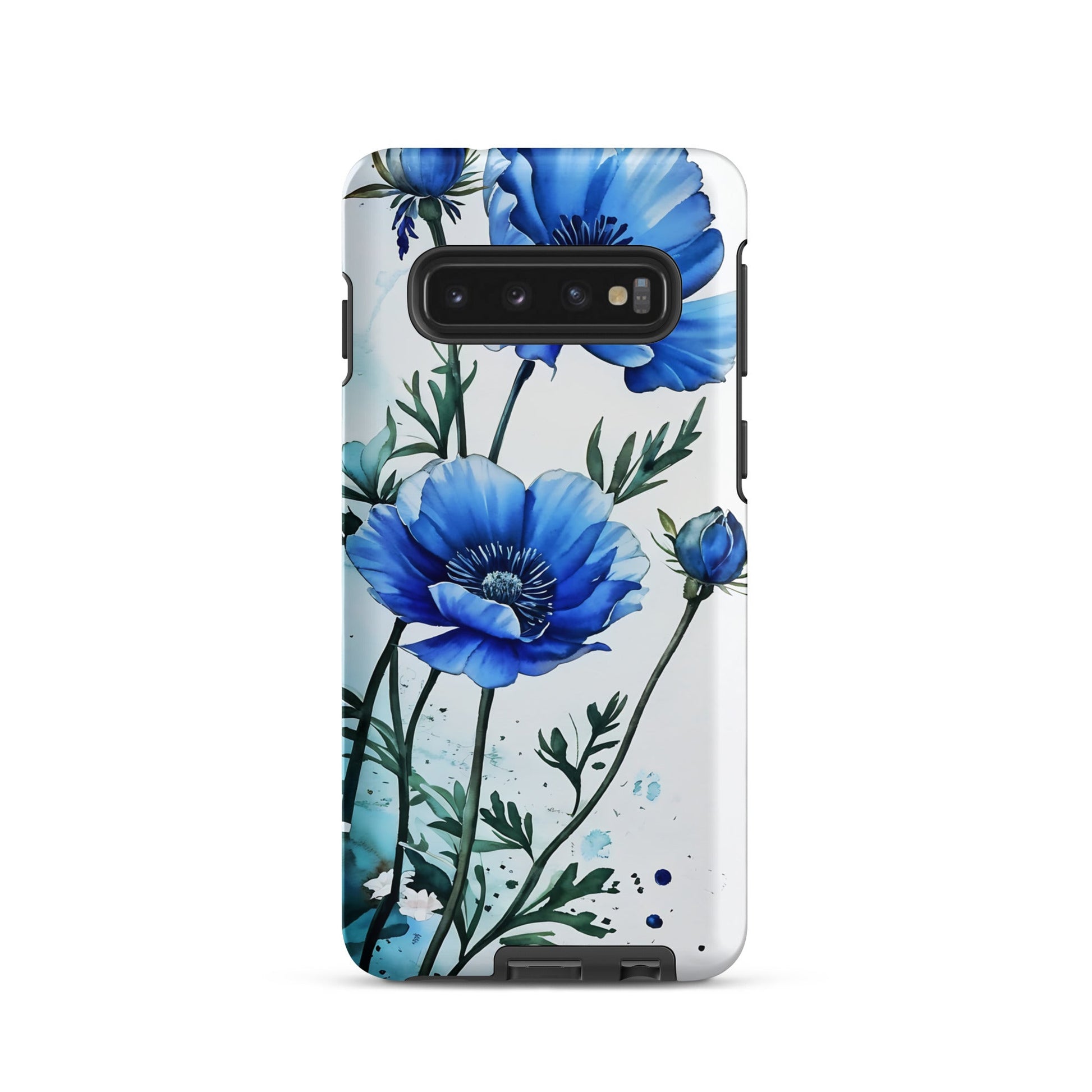 Blue Poppies Tough Case for Samsung® - Phone Case - Discovery Co.