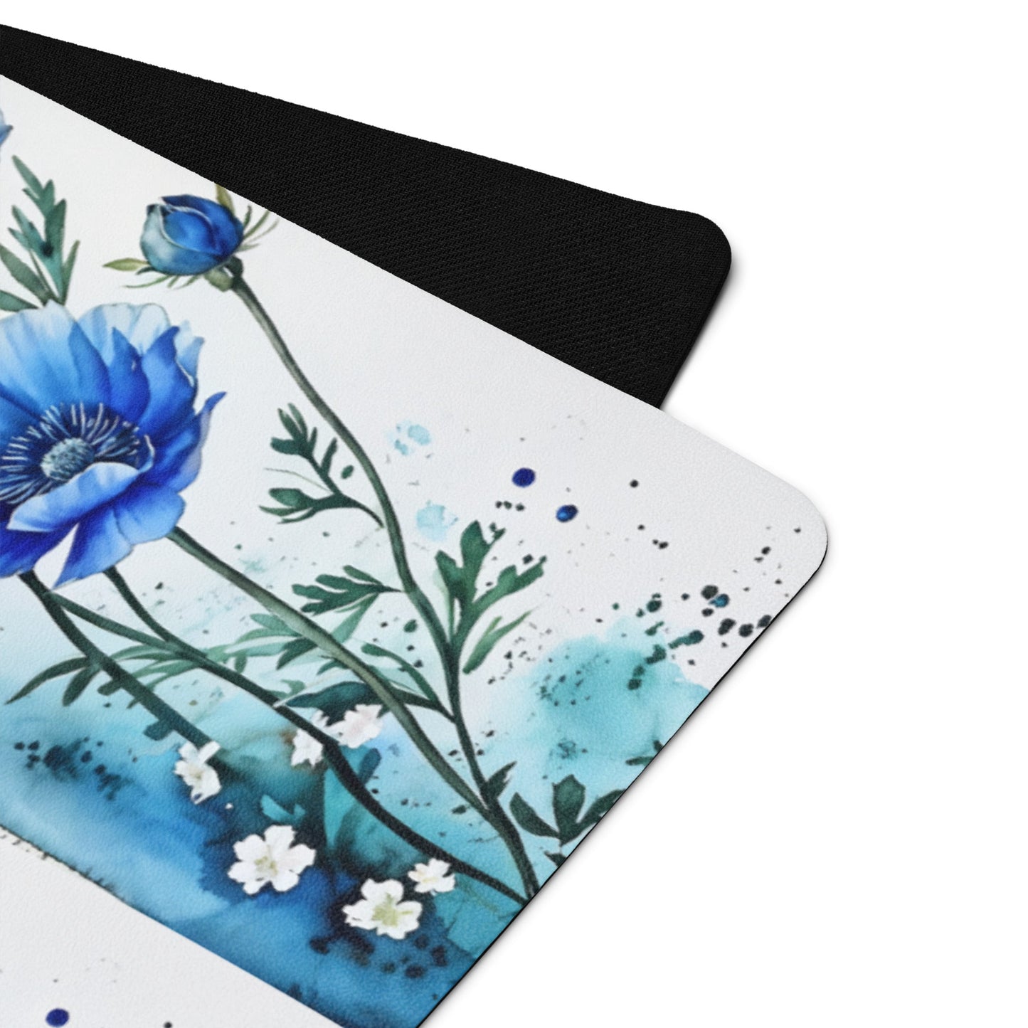 Blue Poppies Yoga Mat - Yoga Mat - Discovery Co.