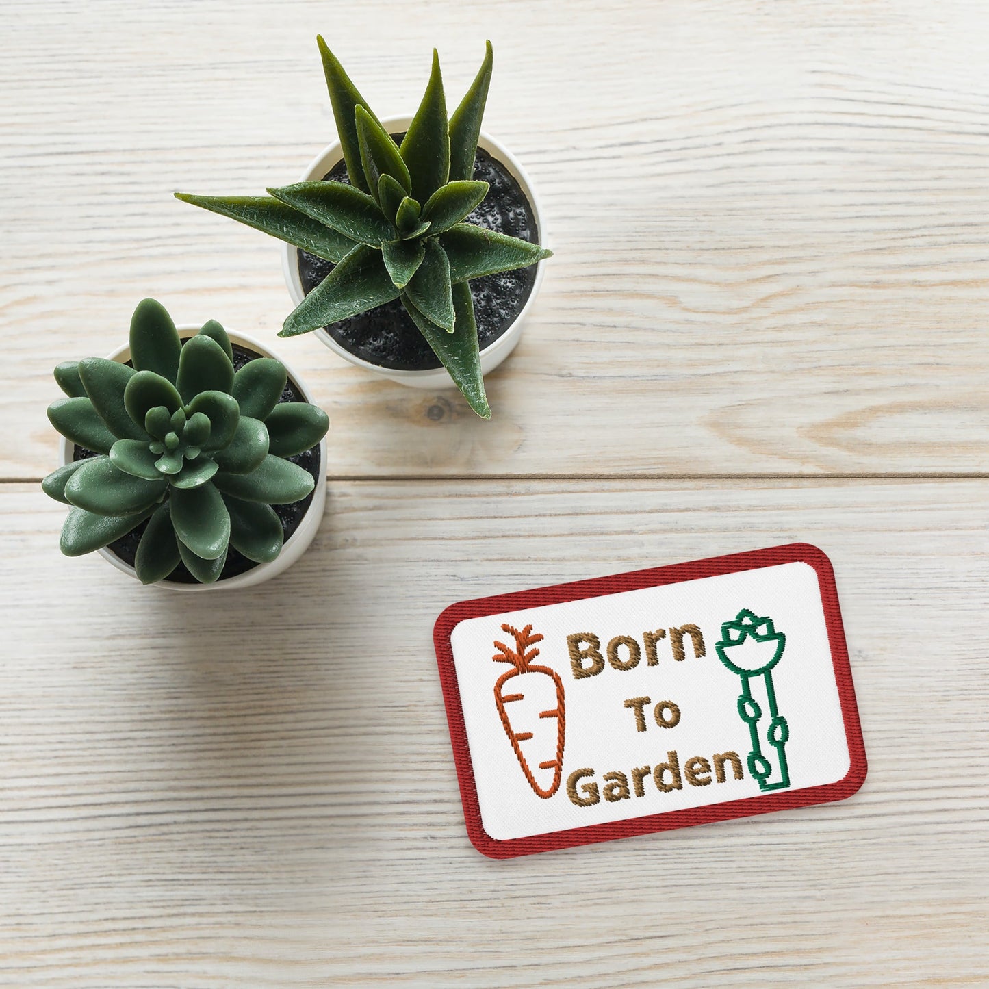 Born To Garden Embroidered Patches - Embroidered Patches - Discovery Co.